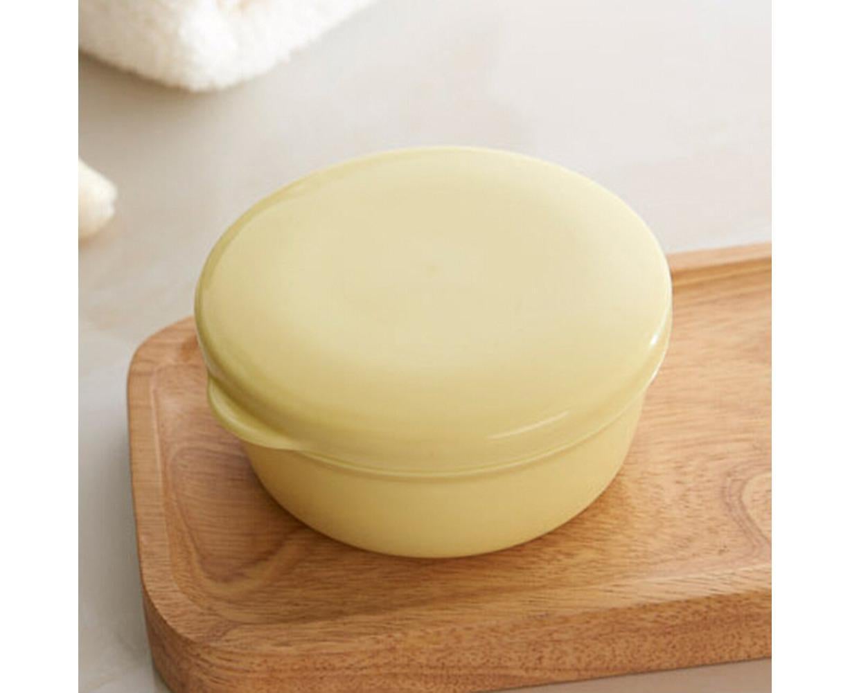 Portable Home Travel Round Plastic Bathroom Shower Soap Storage Seal Box Holder-Pink - Image 8