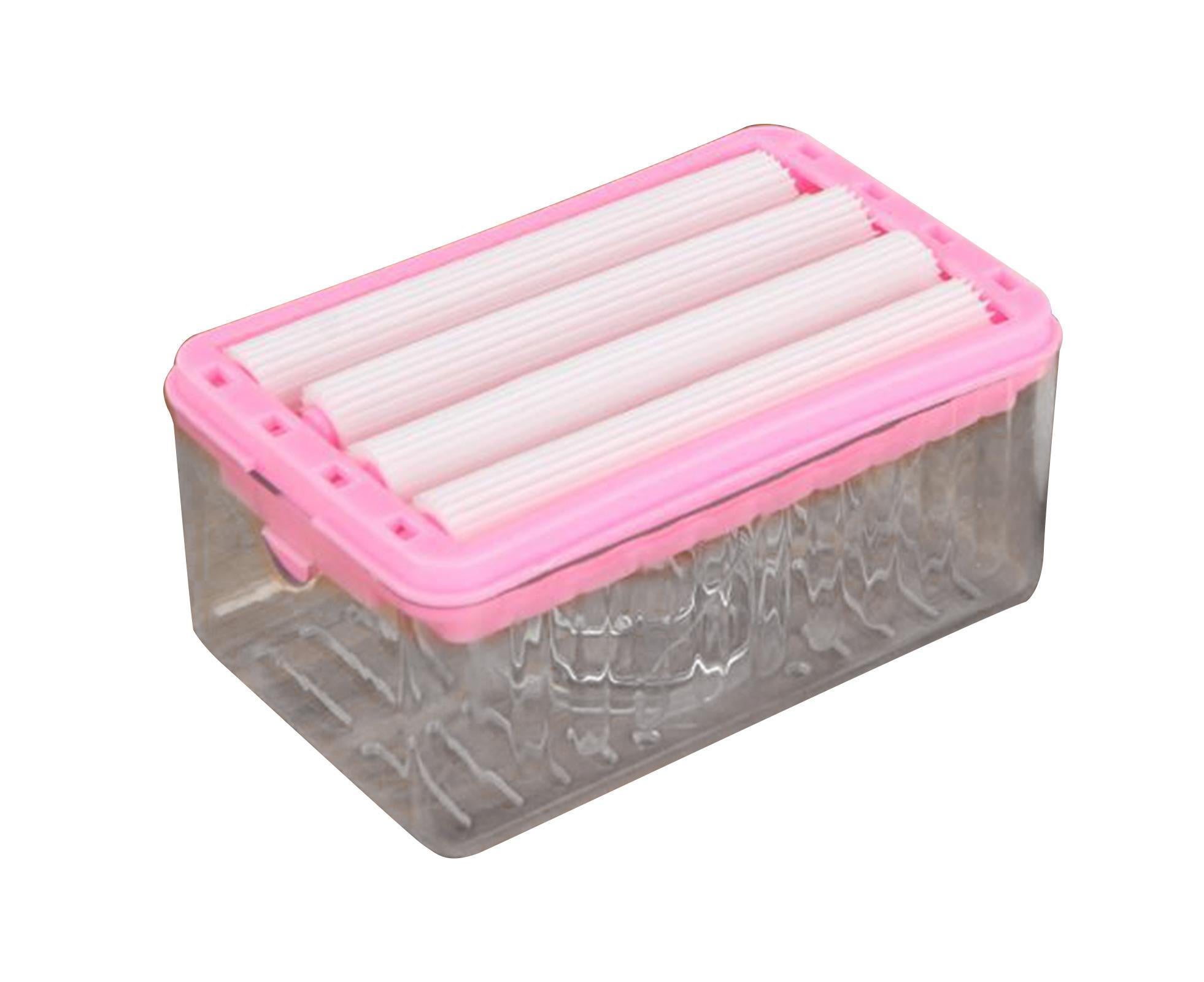 Soap Box with Bubbler Hands Free Transparent Detachable Easy to Clean Storage Plastic Roller Style Soap Holder Bathroom Accessories - Image 1