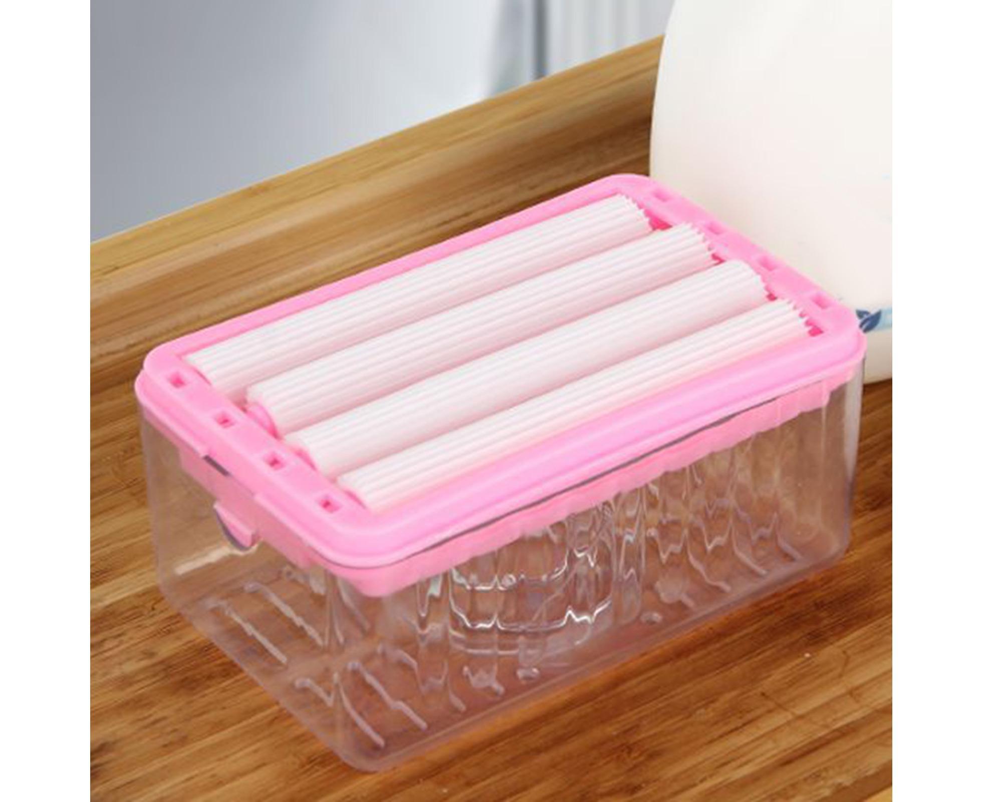 Soap Box with Bubbler Hands Free Transparent Detachable Easy to Clean Storage Plastic Roller Style Soap Holder Bathroom Accessories - Image 3