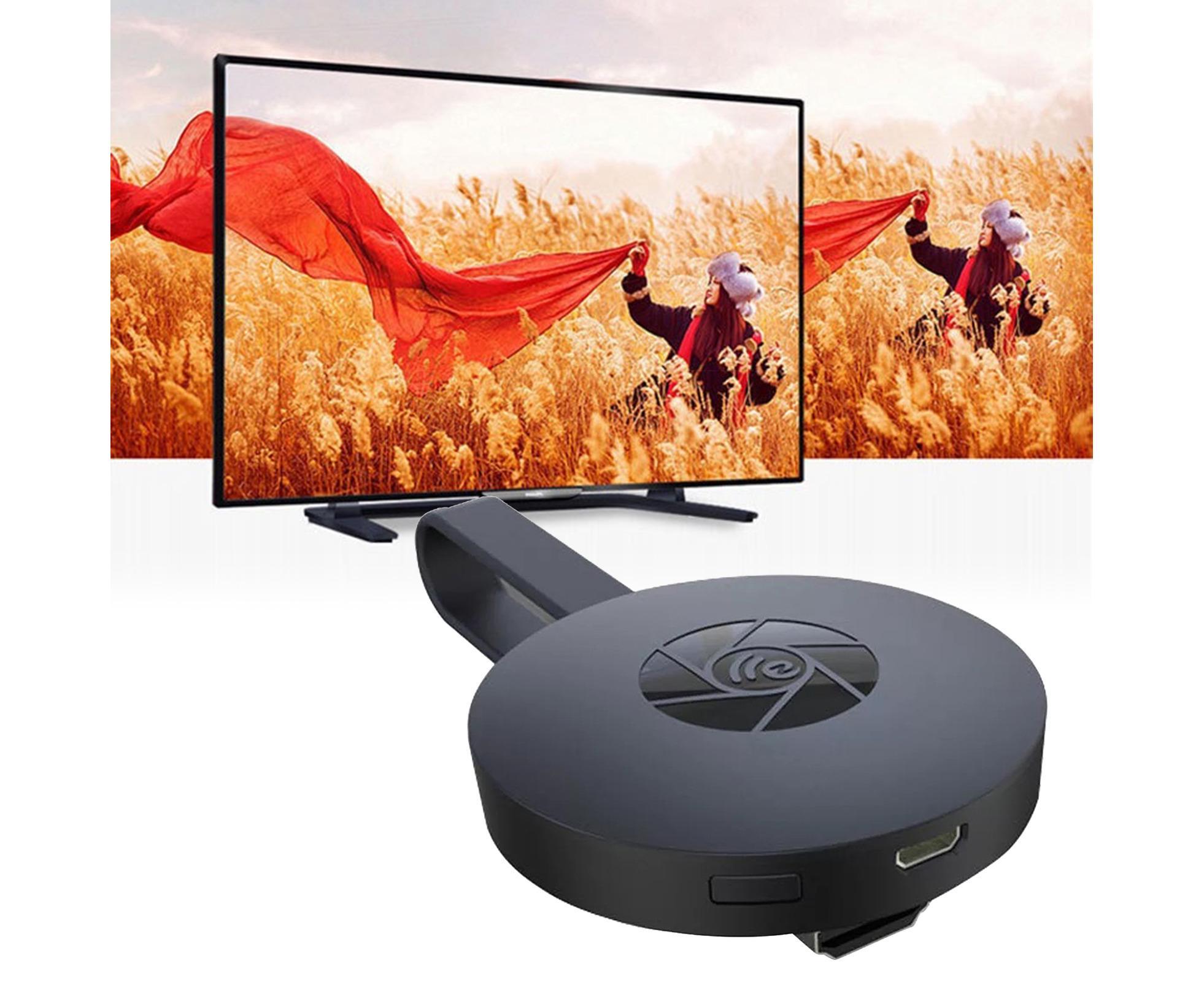 Phone Projection Device High Resolution High-speed Transmission Plug Play WiFi HDMI-compatible Mobile Phone Screen Projector for Home T- Black - Image 4