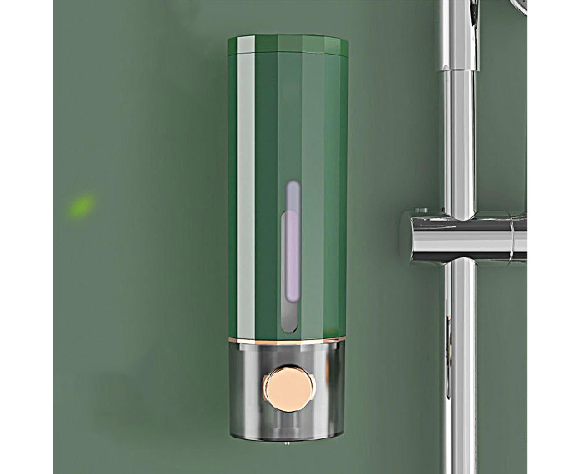 Soap Dispenser Wall Mounted Punch-free Visible Window Press Type Large Capacity Shampoo Conditioner Shower Gel Container for Bathroom - Image 3