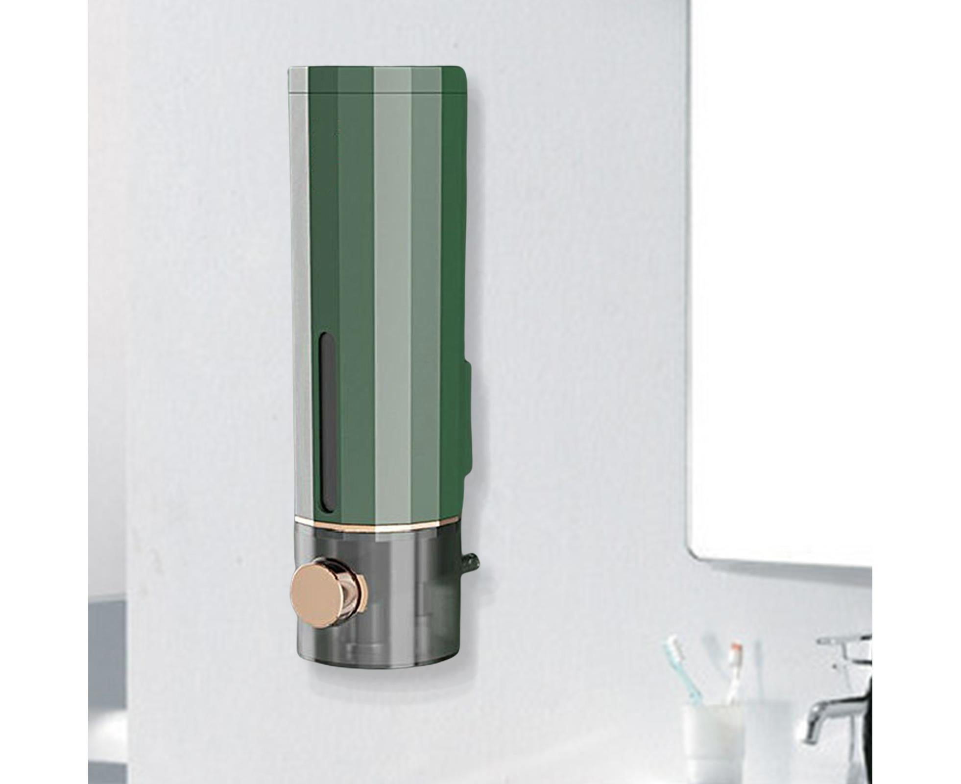 Soap Dispenser Wall Mounted Punch-free Visible Window Press Type Large Capacity Shampoo Conditioner Shower Gel Container for Bathroom - Image 4