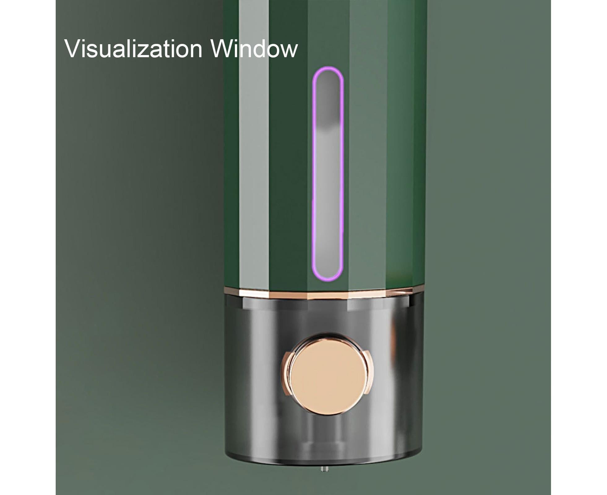 Soap Dispenser Wall Mounted Punch-free Visible Window Press Type Large Capacity Shampoo Conditioner Shower Gel Container for Bathroom - Image 8