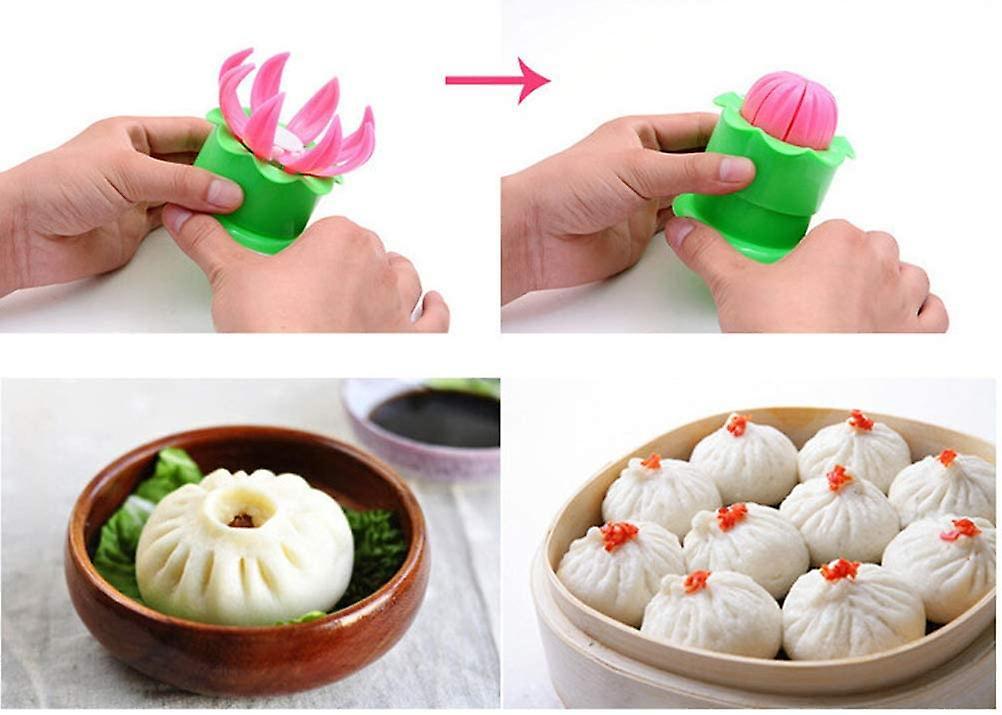 2-Pack Steamed Stuffed Bun Making Mold, Pastry Pie Steam Bun Dumpling Maker Mould, Empanada Mold Kit - Image 4