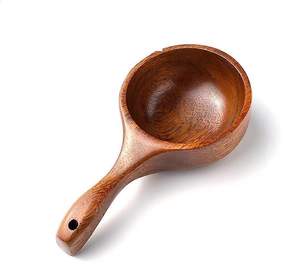 Wooden Spoon Solid Wood Water Spoon Rice Spoon Multipurpose Tableware Kitchen Utensil - Image 1