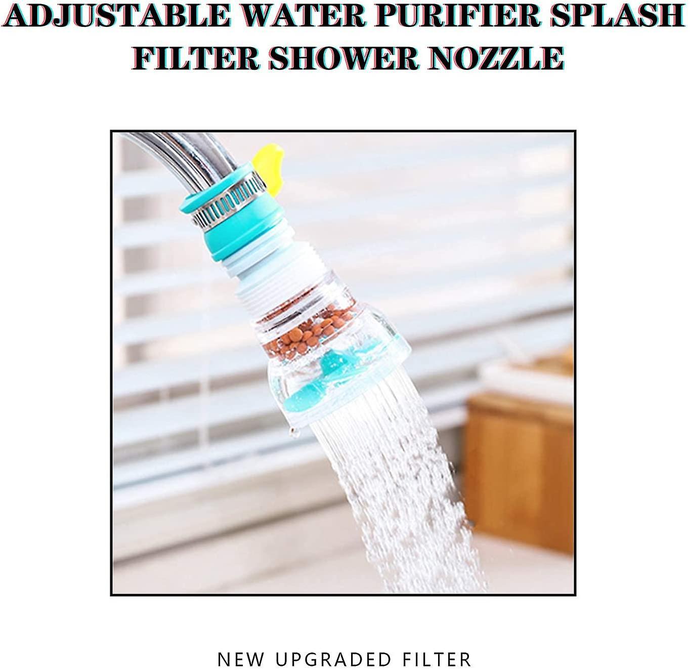 Kitchen Faucet Splash-proof Shower Kitchen Cook Basin Rotatable Nozzle Water Saving Device - Image 2