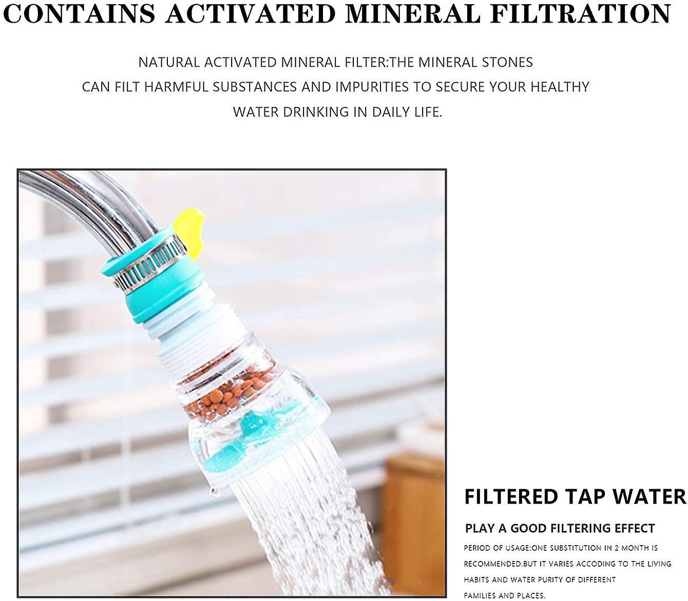 Kitchen Faucet Splash-proof Shower Kitchen Cook Basin Rotatable Nozzle Water Saving Device - Image 5