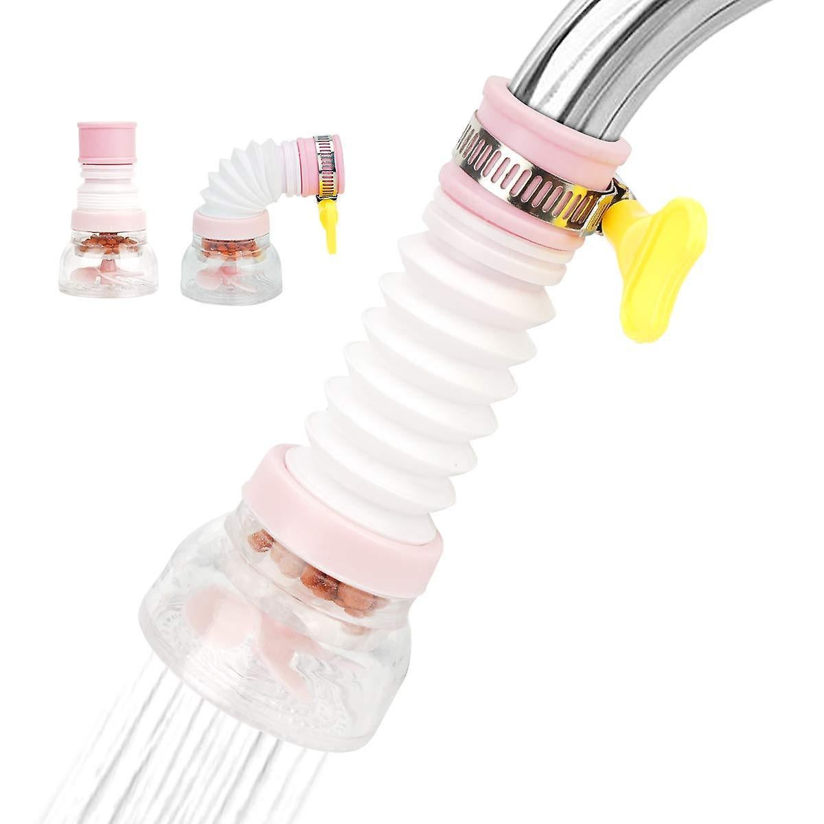 Kitchen Faucet, 3 Pcs Mini 360 Degree Rotating Faucet Water Filter 360 Kitchen Faucet Water Filter - Image 1