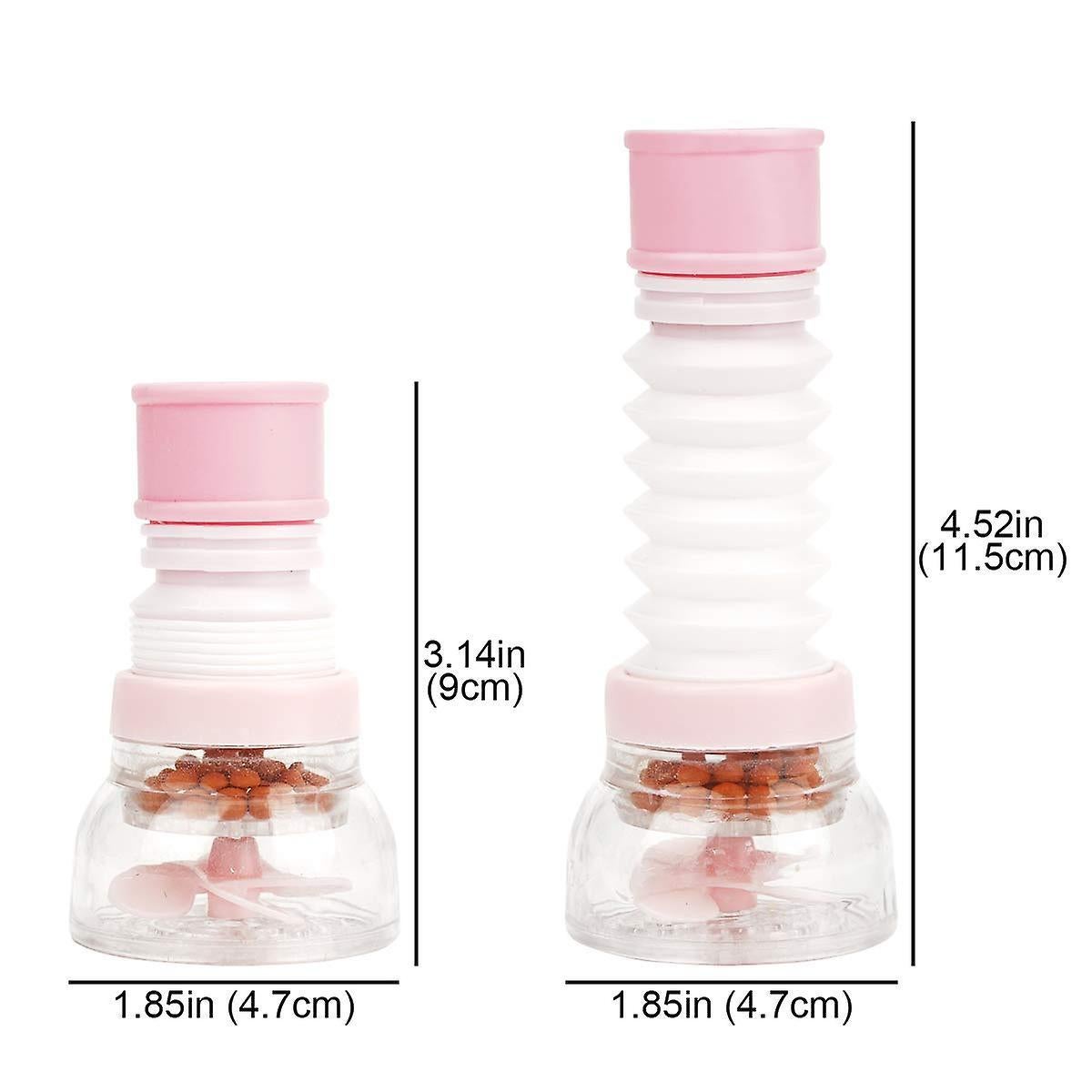 Kitchen Faucet, 3 Pcs Mini 360 Degree Rotating Faucet Water Filter 360 Kitchen Faucet Water Filter - Image 2