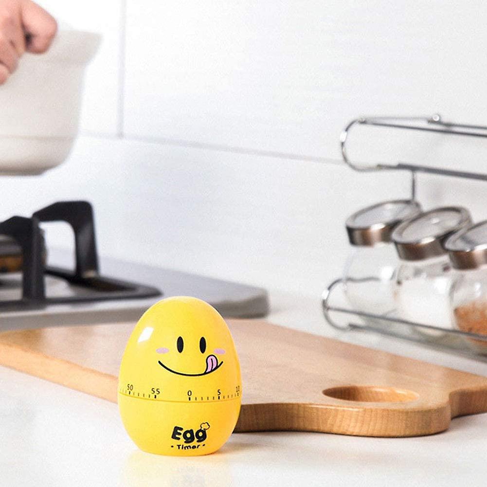 Kitchen Timer, Egg Timer, Cartoon Egg Mechanical Clockwork Stopwatch Alarm Clock Cute Kitchen Timer - Image 4