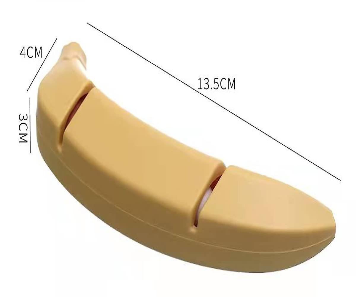 Knife Sharpener, Manual Knife Sharpener, Kitchen Knife Sharpener, Two-stage Knife Sharpener, Banana - Image 2