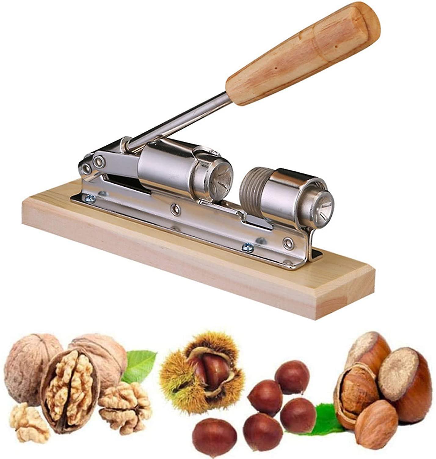 Manual Nutcracker,Nut Crackers Stainless Walnut Tongs Chestnut Tongs Nutcracker Tongs Kitchen Nut - Image 1