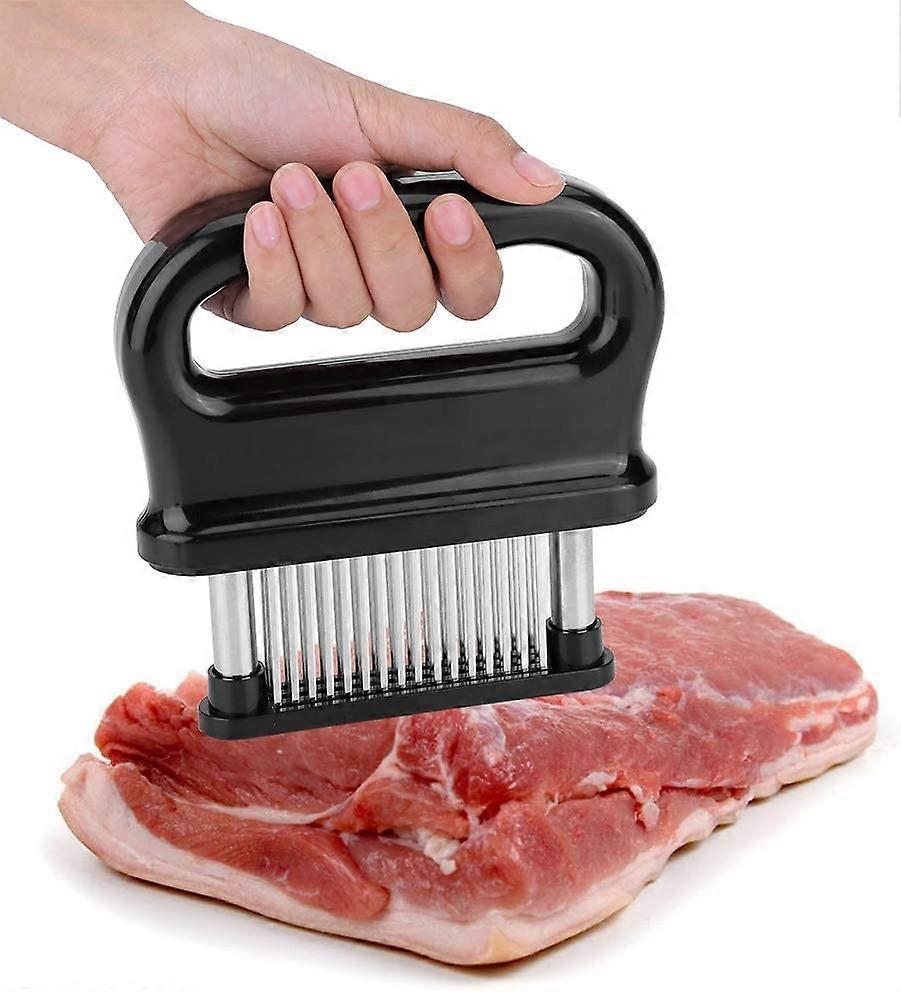 Meat tenderizer with 48 stainless steel needles, meat tenderizer kitchen tool for tenderizing beef - Image 1