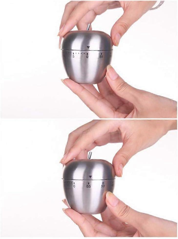 Mechanical Kitchen Timer Kitchen Timer 60 Minute Countdown Apple Shape Multifunction Kitchen Timer - Image 4