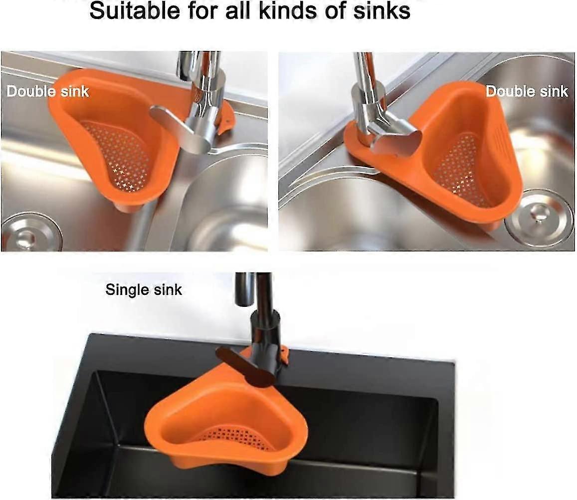 Multifunctional Kitchen Triangle Sink (Yellow) - Image 2