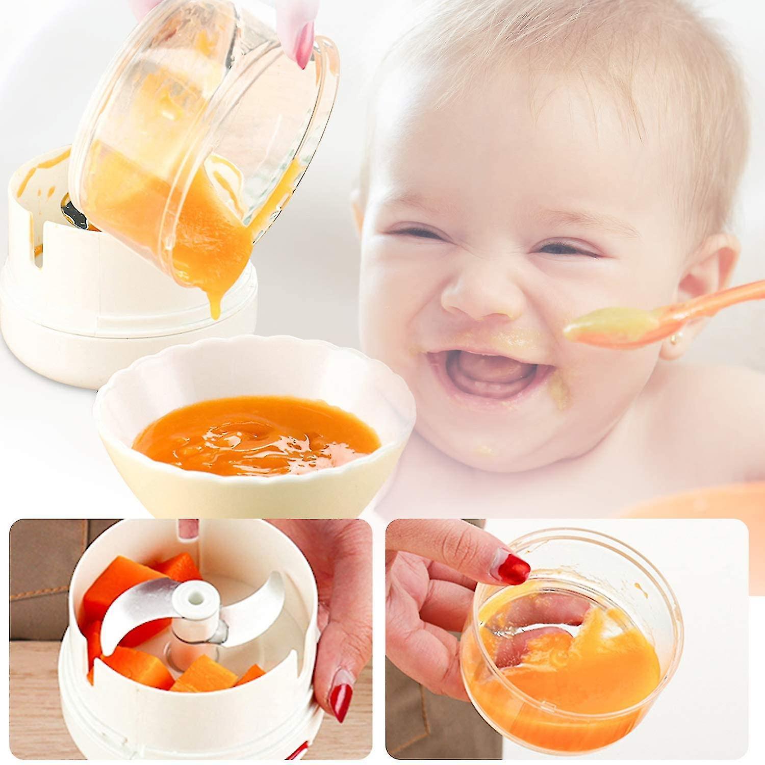 Vegetable Chopper, Mini Onion Chopper, Multi Chopper, Manual Small Onion Chopper, 170ml, White - Image 4