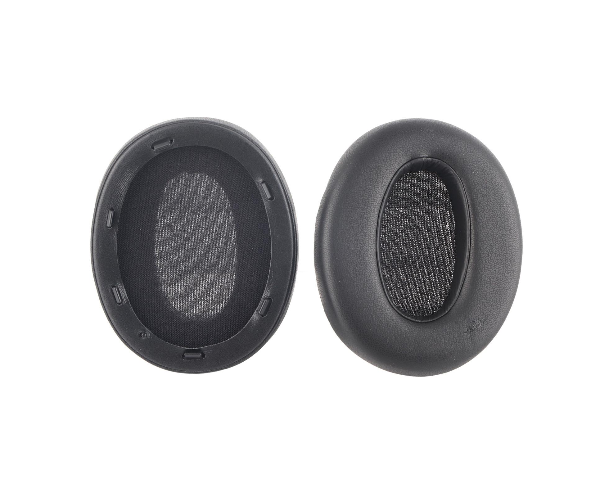 Ear Cushions Replacement Soft Protein Leather Noise Isolation Foam Thickened Pads for WH XB910N Headphones Black - Image 4