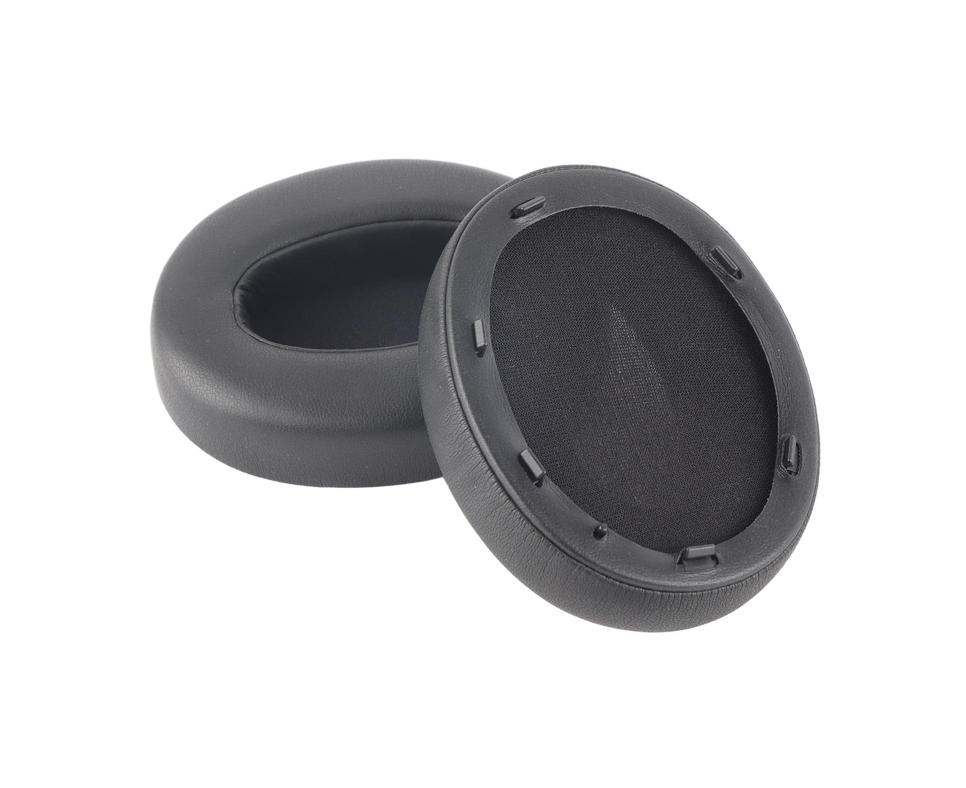 Ear Cushions Replacement Soft Protein Leather Noise Isolation Foam Thickened Pads for WH XB910N Headphones Black - Image 6