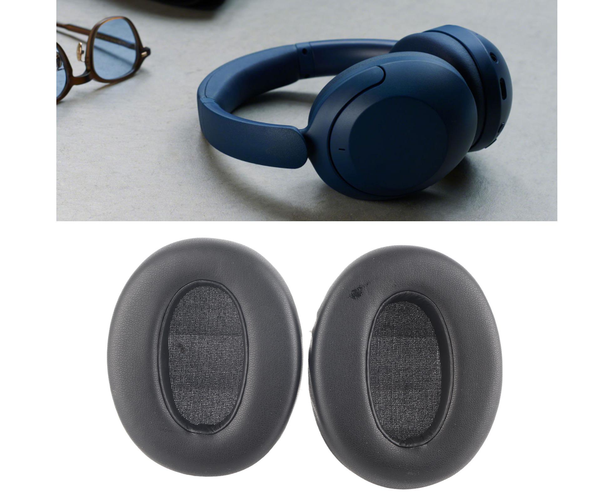 Ear Cushions Replacement Soft Protein Leather Noise Isolation Foam Thickened Pads for WH XB910N Headphones Black - Image 8