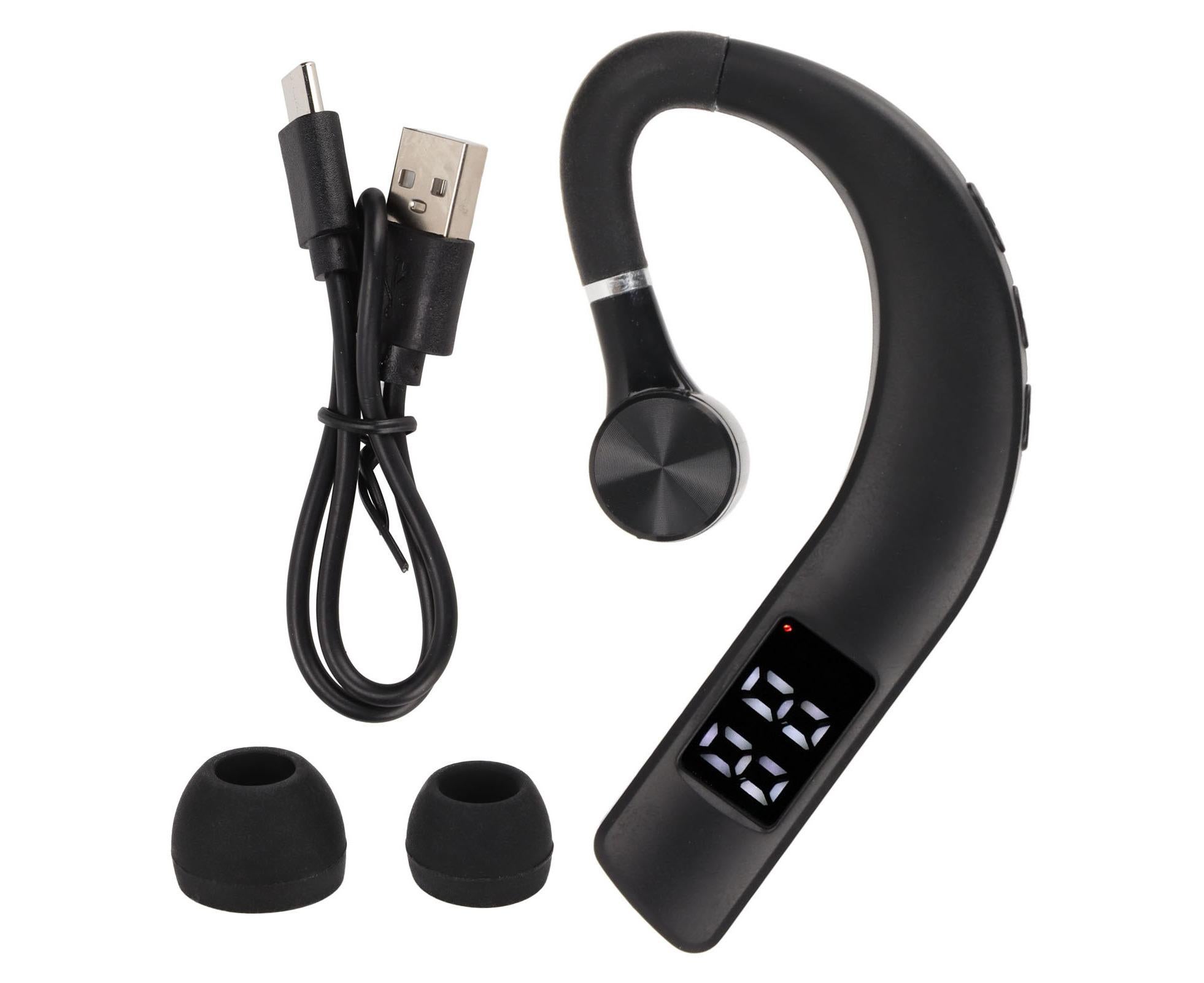 Bluetooth Headset IPX5 Waterproof Handsfree Noise Cancelling Single Ear Bluetooth Earphone for Running Driving Business - Image 7