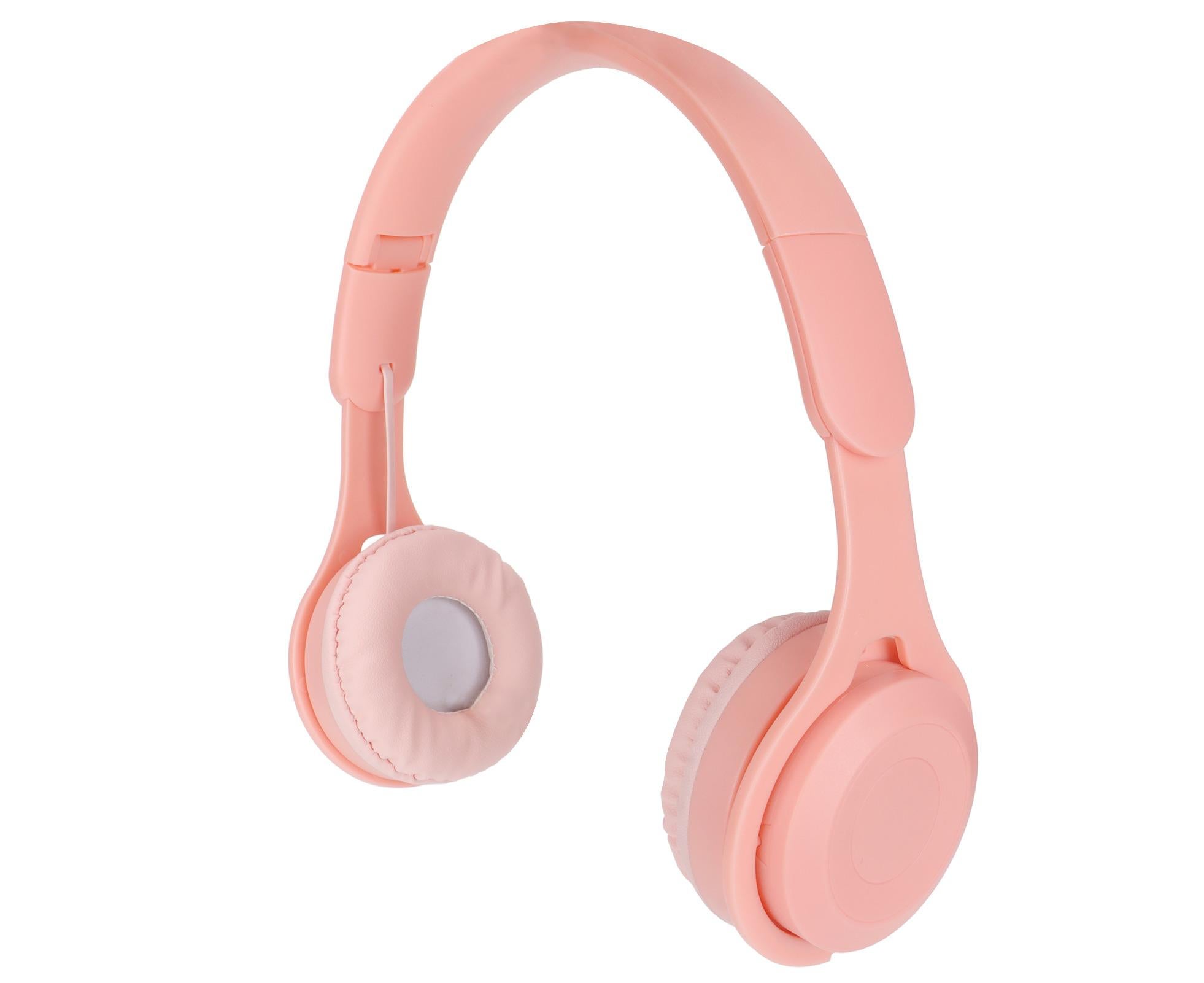 Y08 babies Headphone Macaron Stylish Stereo Sound Foldable Plug in Card Bluetooth Over Ear Headphones Pink - Image 2