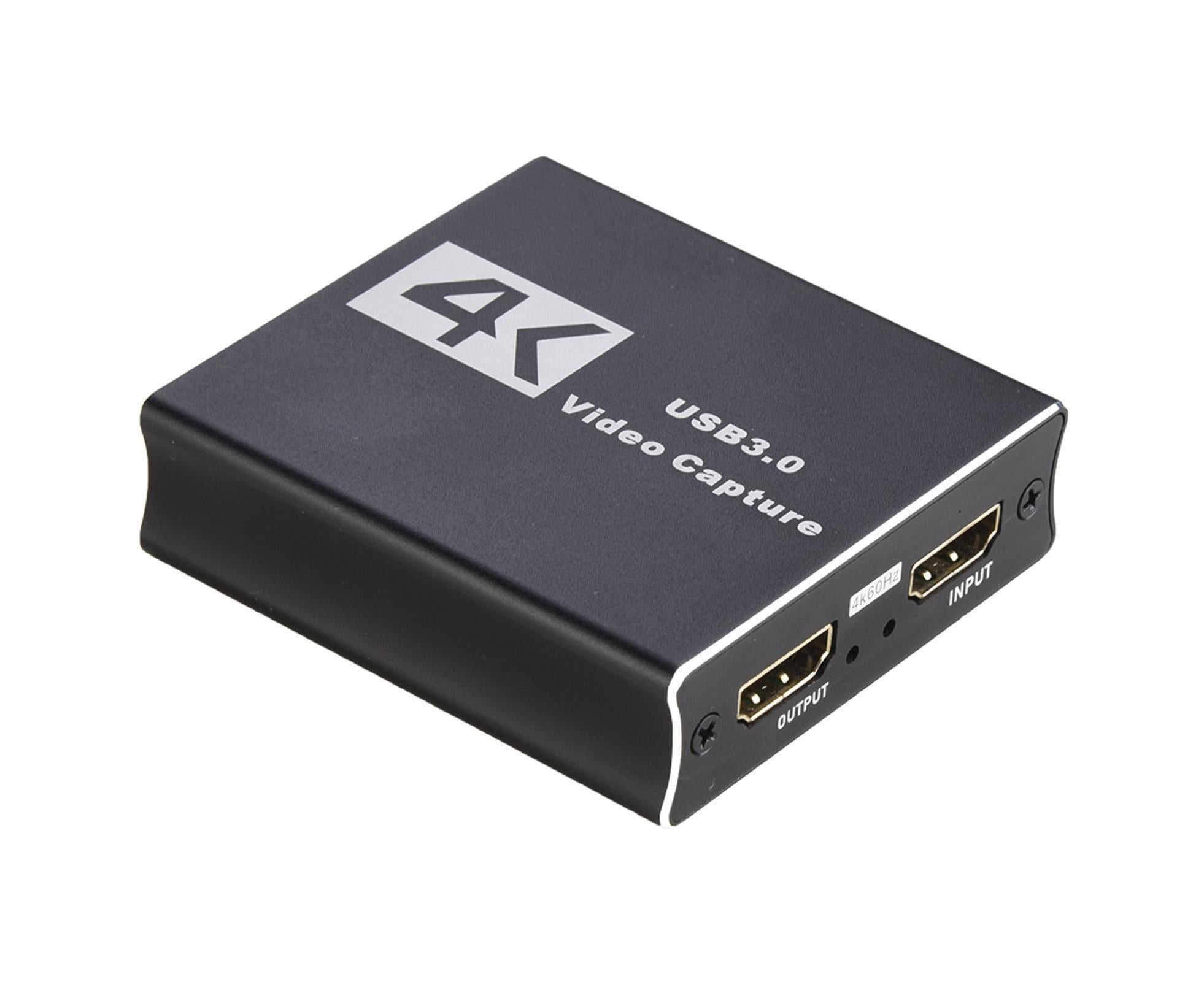 Video Capture Card 1080P High Speed 4K HDMI-compatible to USB3.0 Game Capture Device for Live Streaming - Black - Image 1