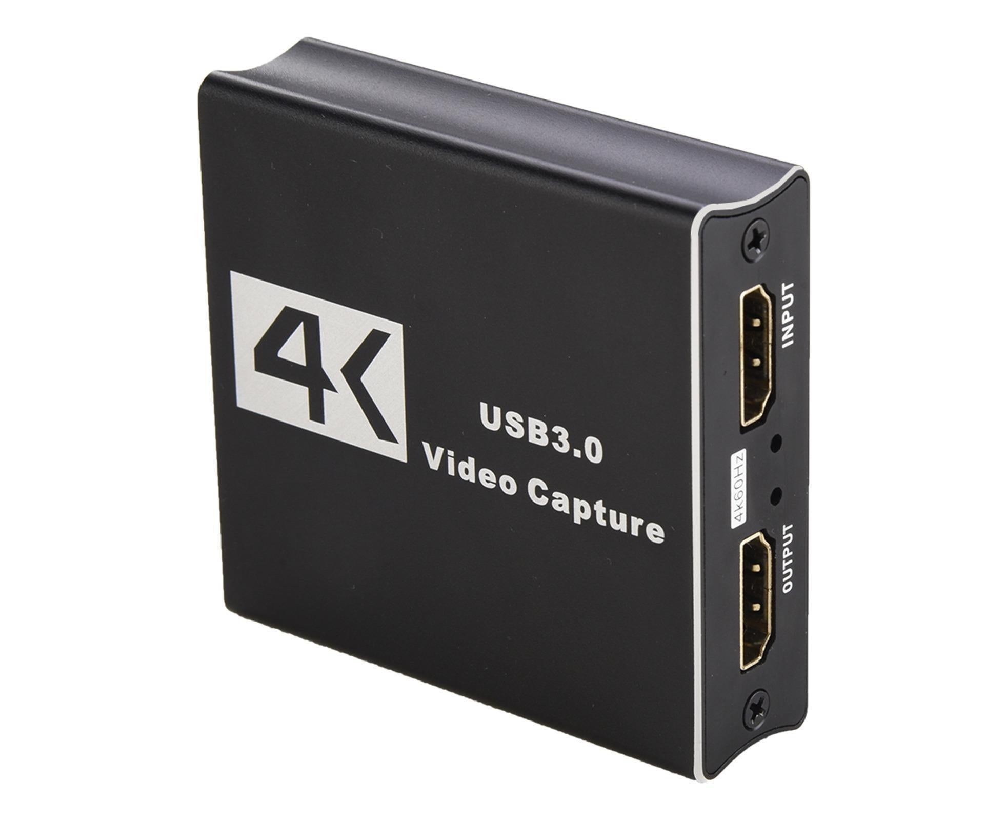 Video Capture Card 1080P High Speed 4K HDMI-compatible to USB3.0 Game Capture Device for Live Streaming - Black - Image 2