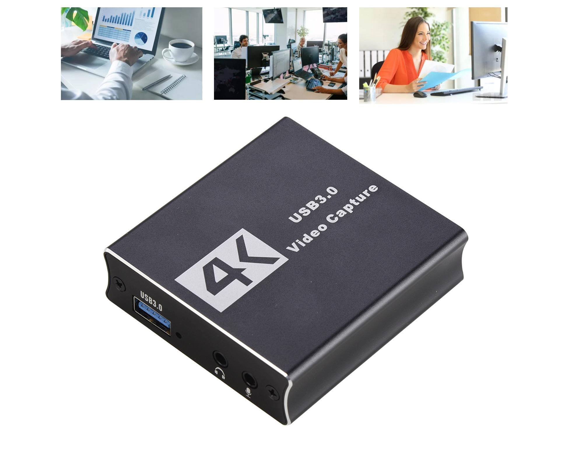 Video Capture Card 1080P High Speed 4K HDMI-compatible to USB3.0 Game Capture Device for Live Streaming - Black - Image 4