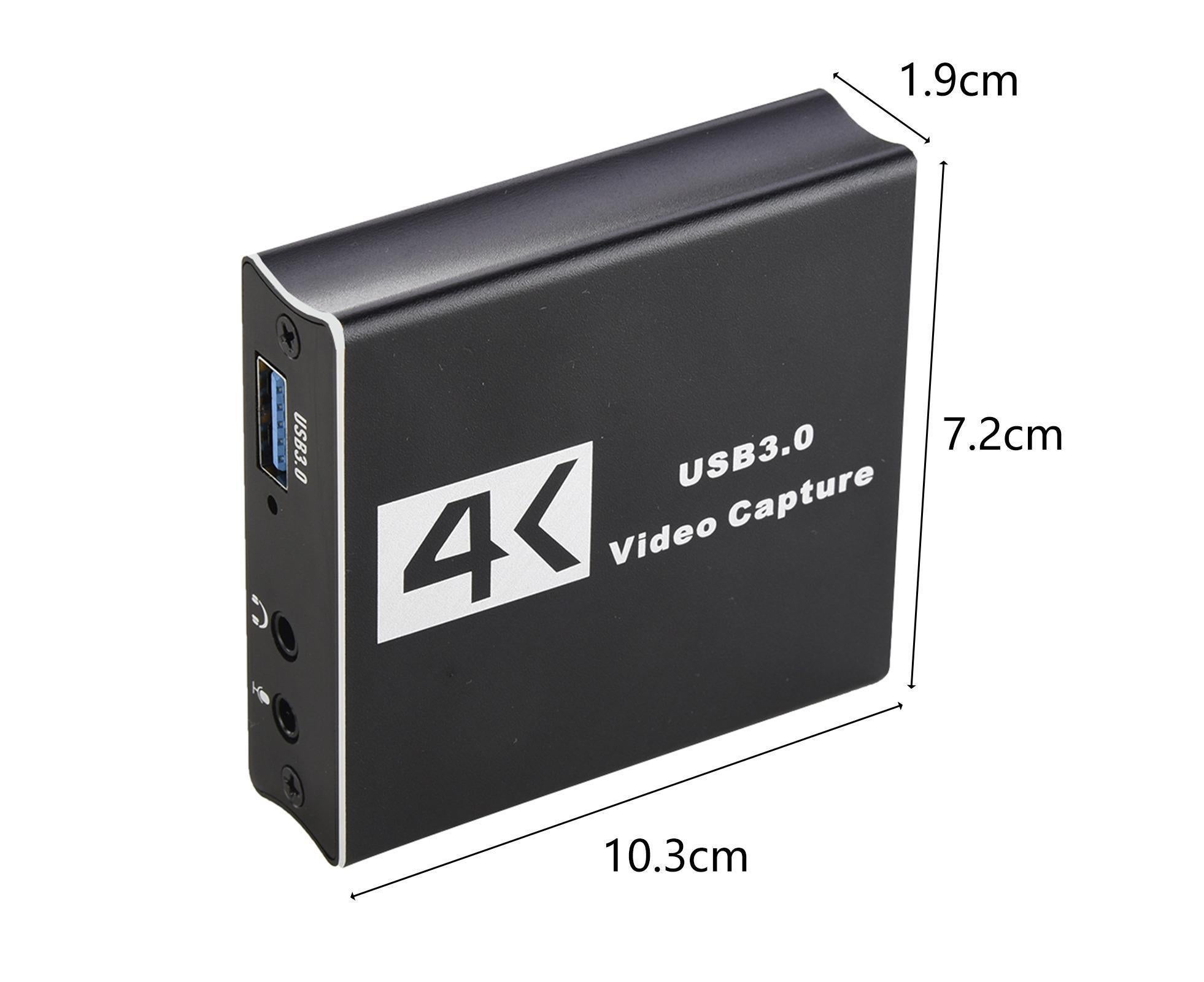 Video Capture Card 1080P High Speed 4K HDMI-compatible to USB3.0 Game Capture Device for Live Streaming - Black - Image 6