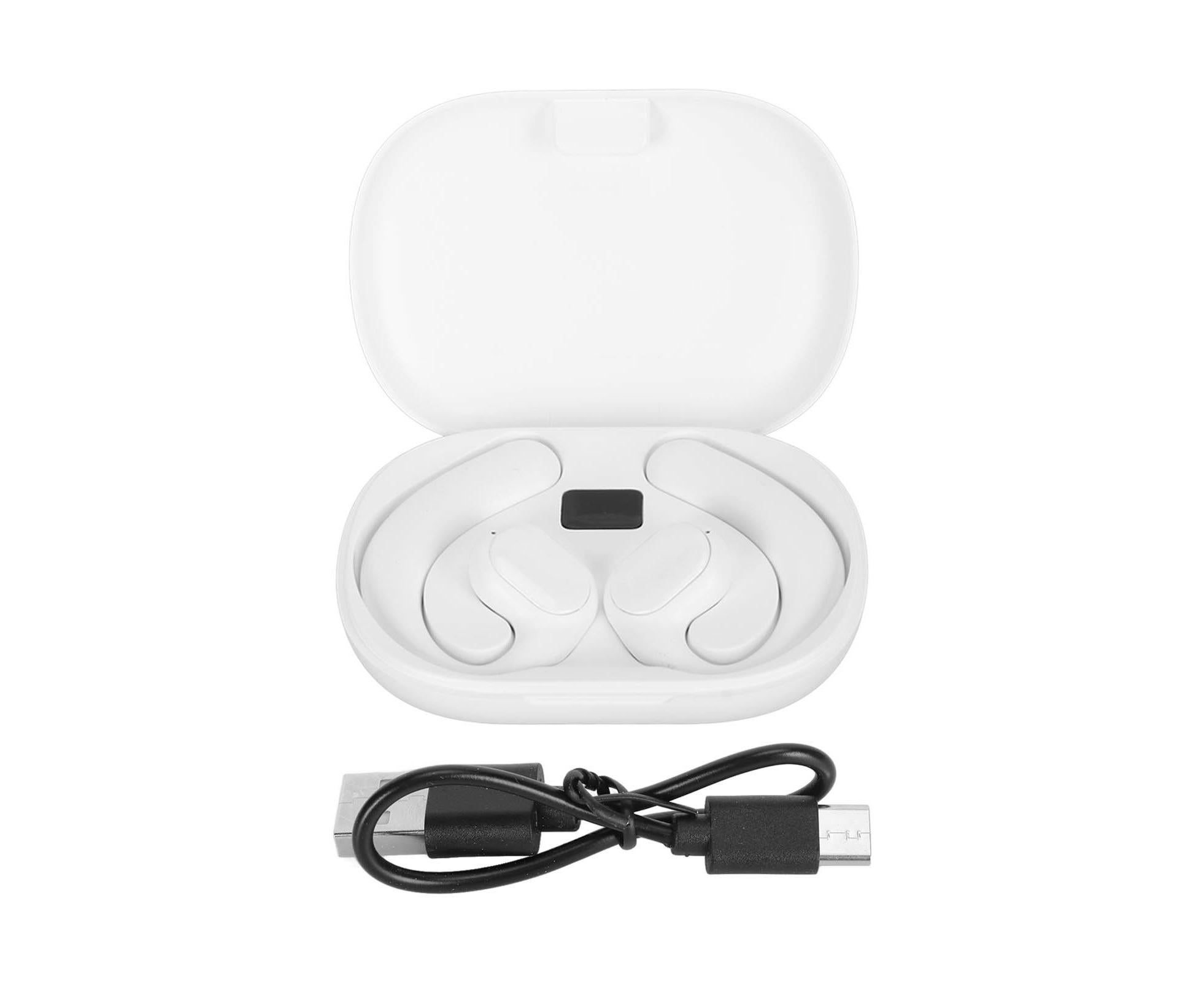 Language Translator Earbuds Multifunction Noise Reduction 144 Kinds Languages Real Time Translation Headphone White - Image 1