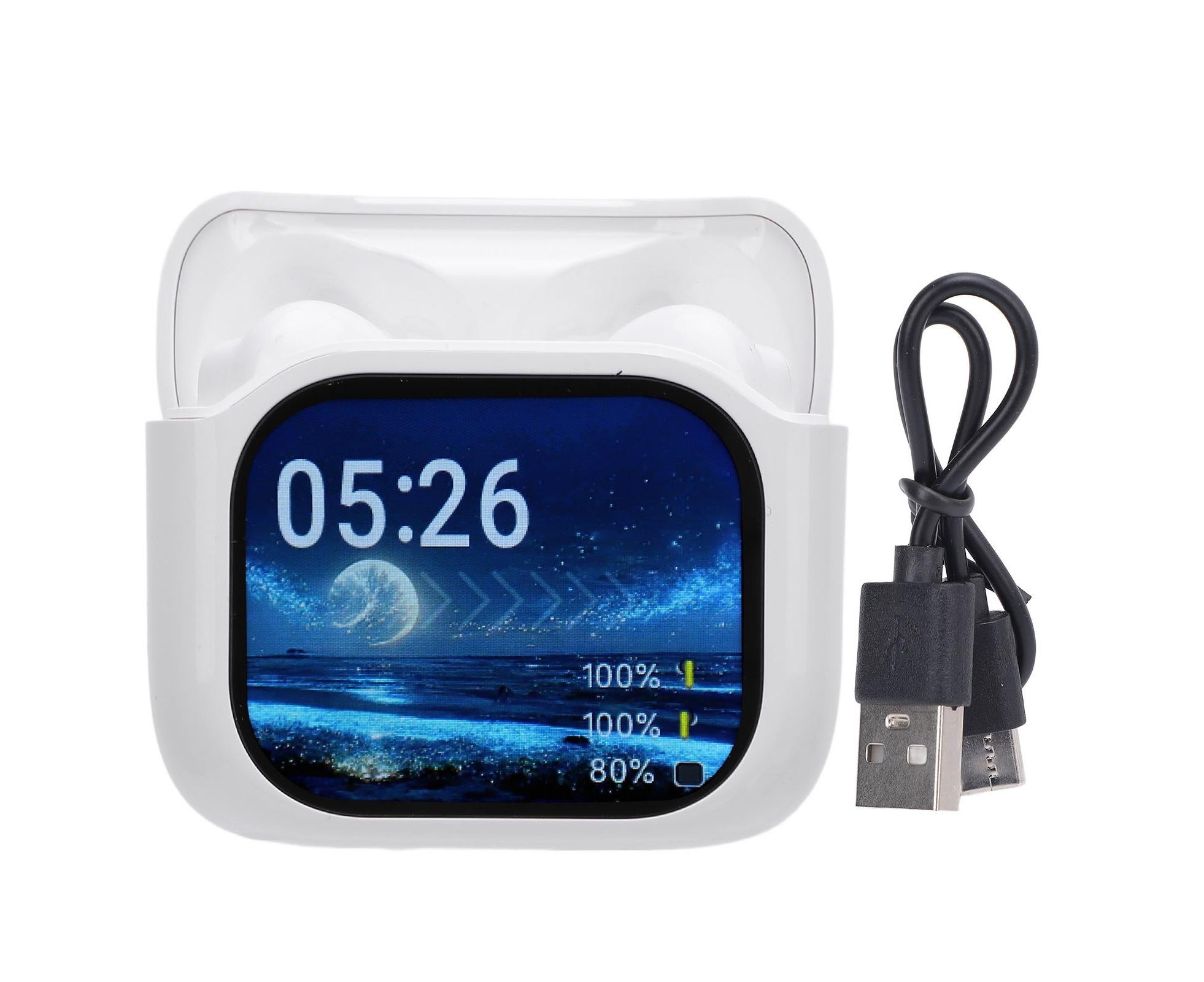 137 Languages Translator Earphones Bluetooth 5.4 ANC Noise Reduction with Charging Case IPX5 Water Resistant Multifunctional - Image 1