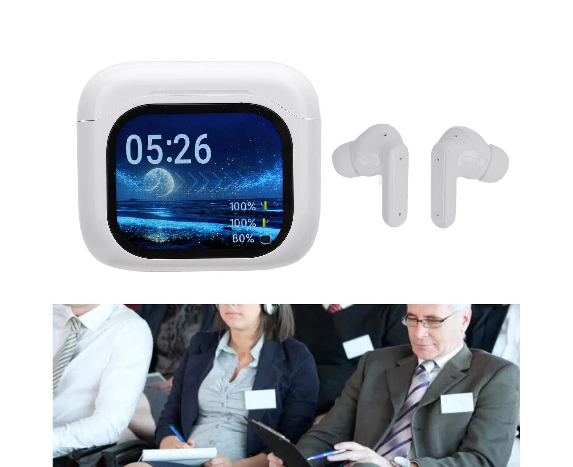 137 Languages Translator Earphones Bluetooth 5.4 ANC Noise Reduction with Charging Case IPX5 Water Resistant Multifunctional - Image 5