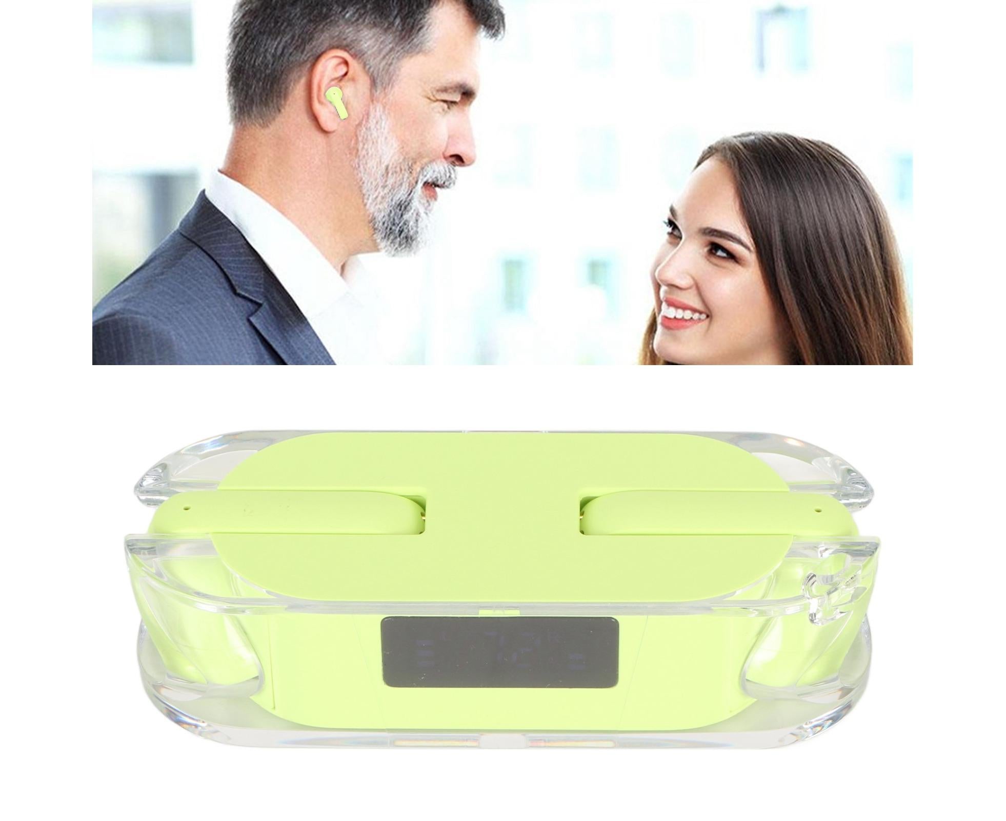 Translator Earbuds Bluetooth 5.3 144 Languages Real Time Translation Earphones with Digital Power Display for Music Call Green - Image 5