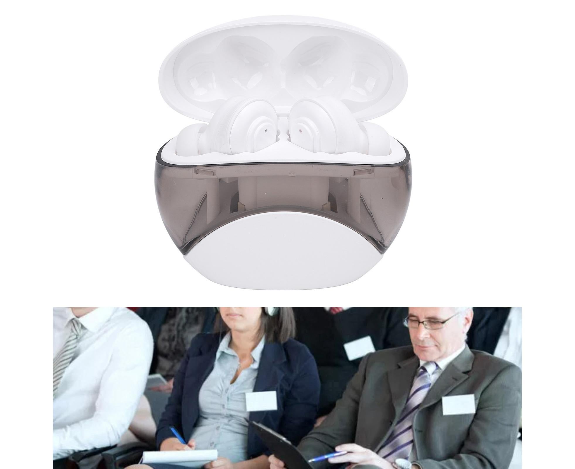 Translation Earbuds with APP 144 Languages Online BT5.4 Noise Cancelling Stereo Sound Language Translator for Android White - Image 6