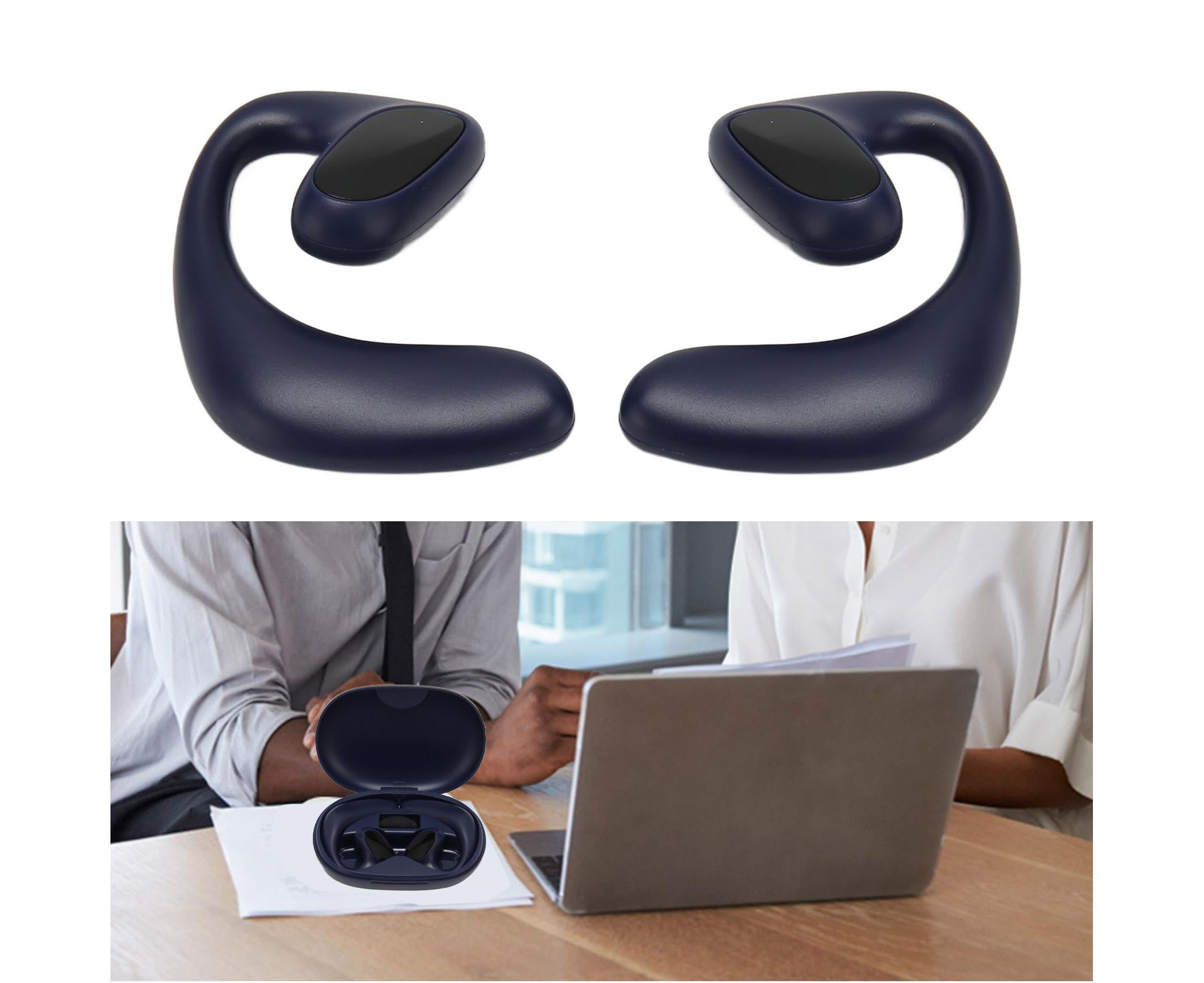 Bluetooth Translator Headphones 144 Languages Stereo Translation Earphone with Charging Case for Android IOS Blue - Image 5