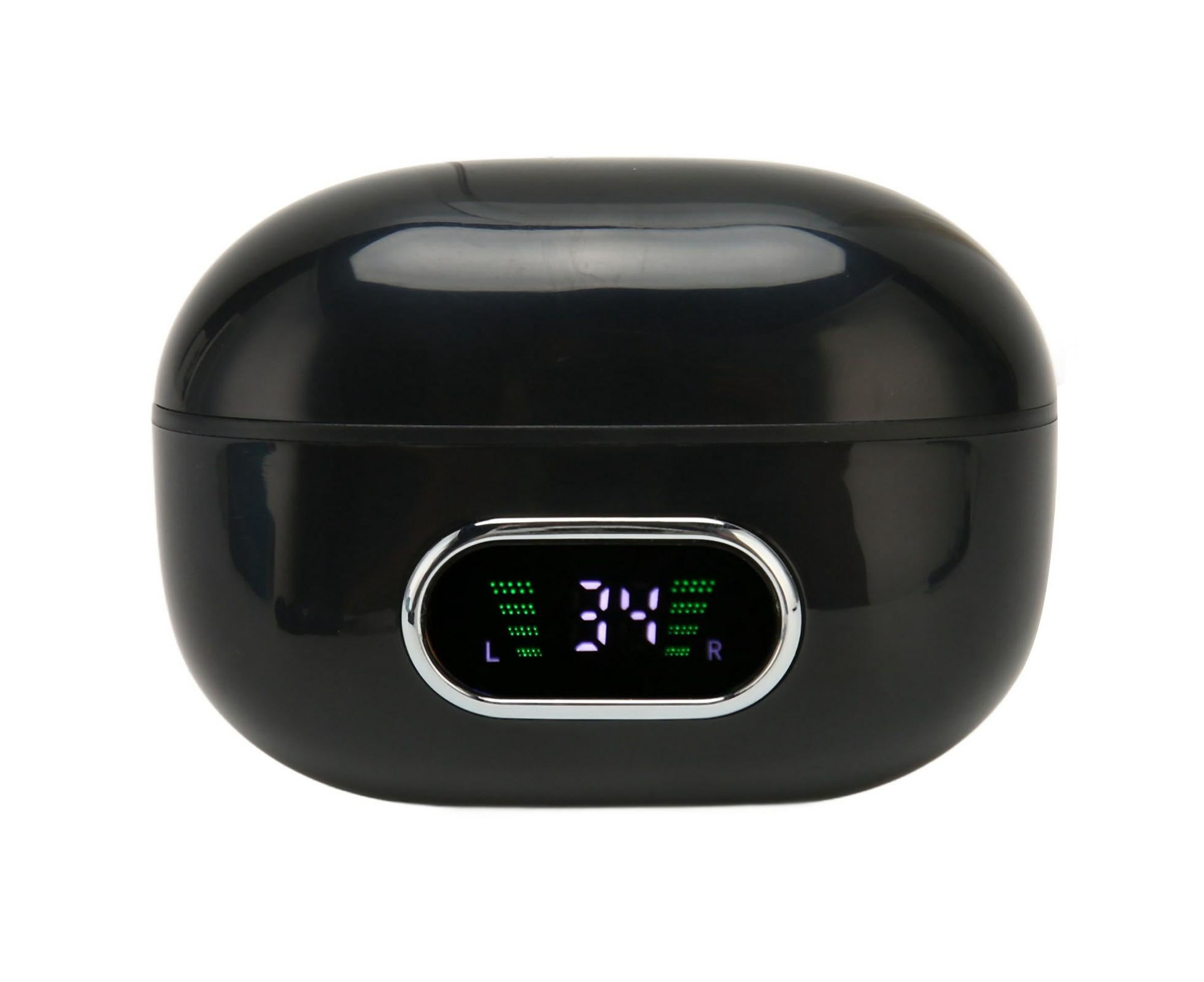 Bluetooth Translator Earphone 144 Languages Stereo Clip On Translation Earbuds with Charging Case for Android IOS Black - Image 2
