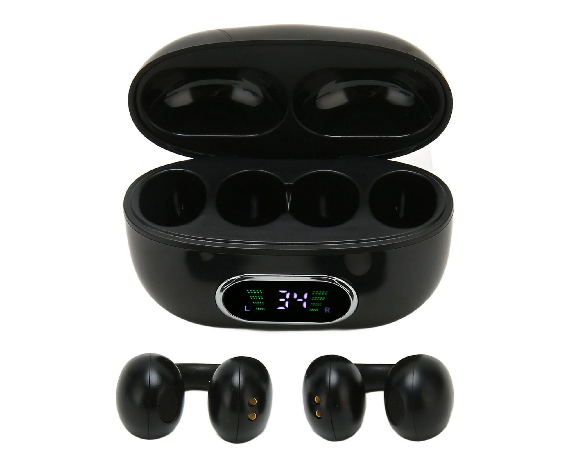 Bluetooth Translator Earphone 144 Languages Stereo Clip On Translation Earbuds with Charging Case for Android IOS Black - Image 3