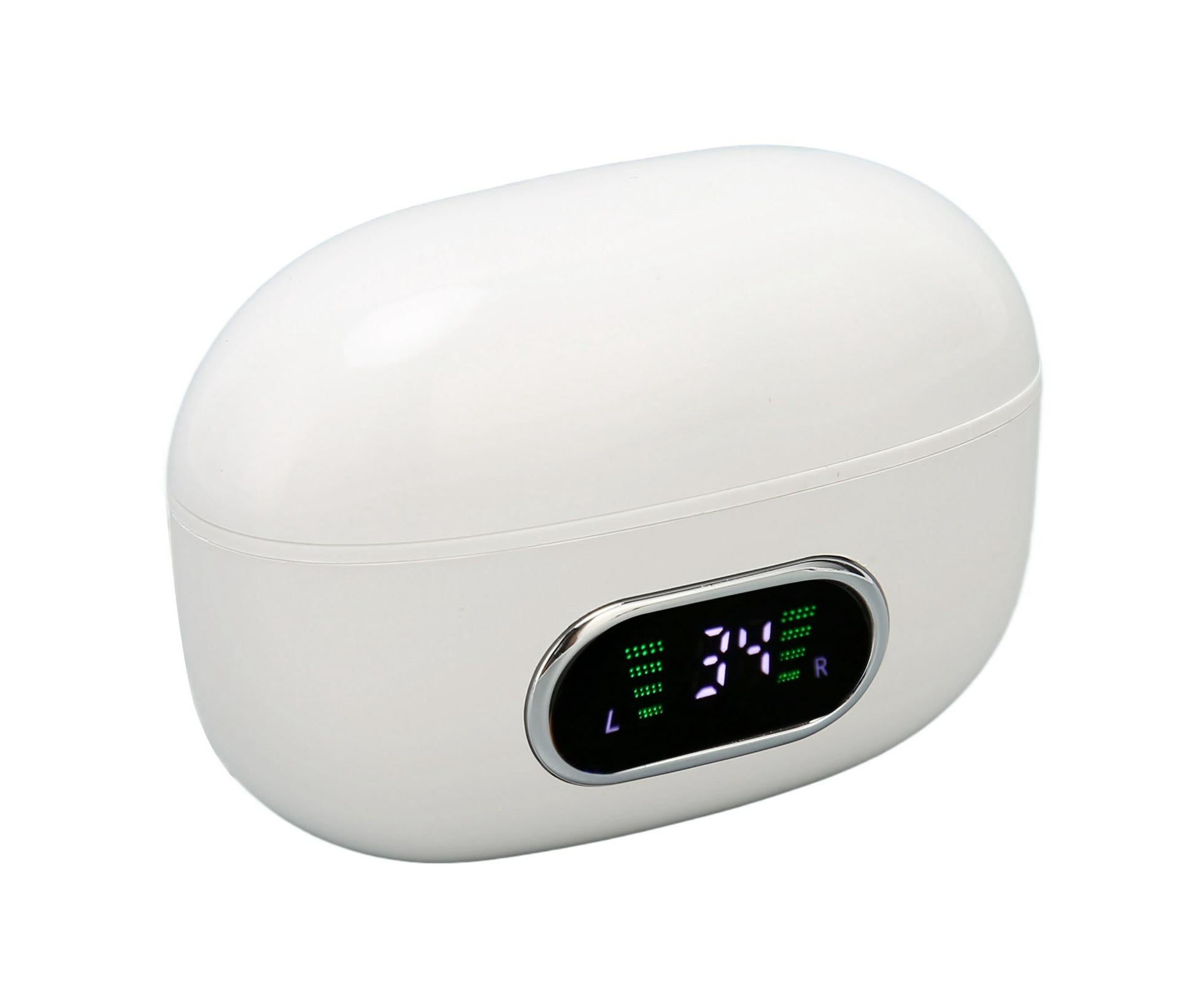 Bluetooth Translator Earphone 144 Languages Stereo Clip On Translation Earbuds with Charging Case for Android IOS White - Image 4