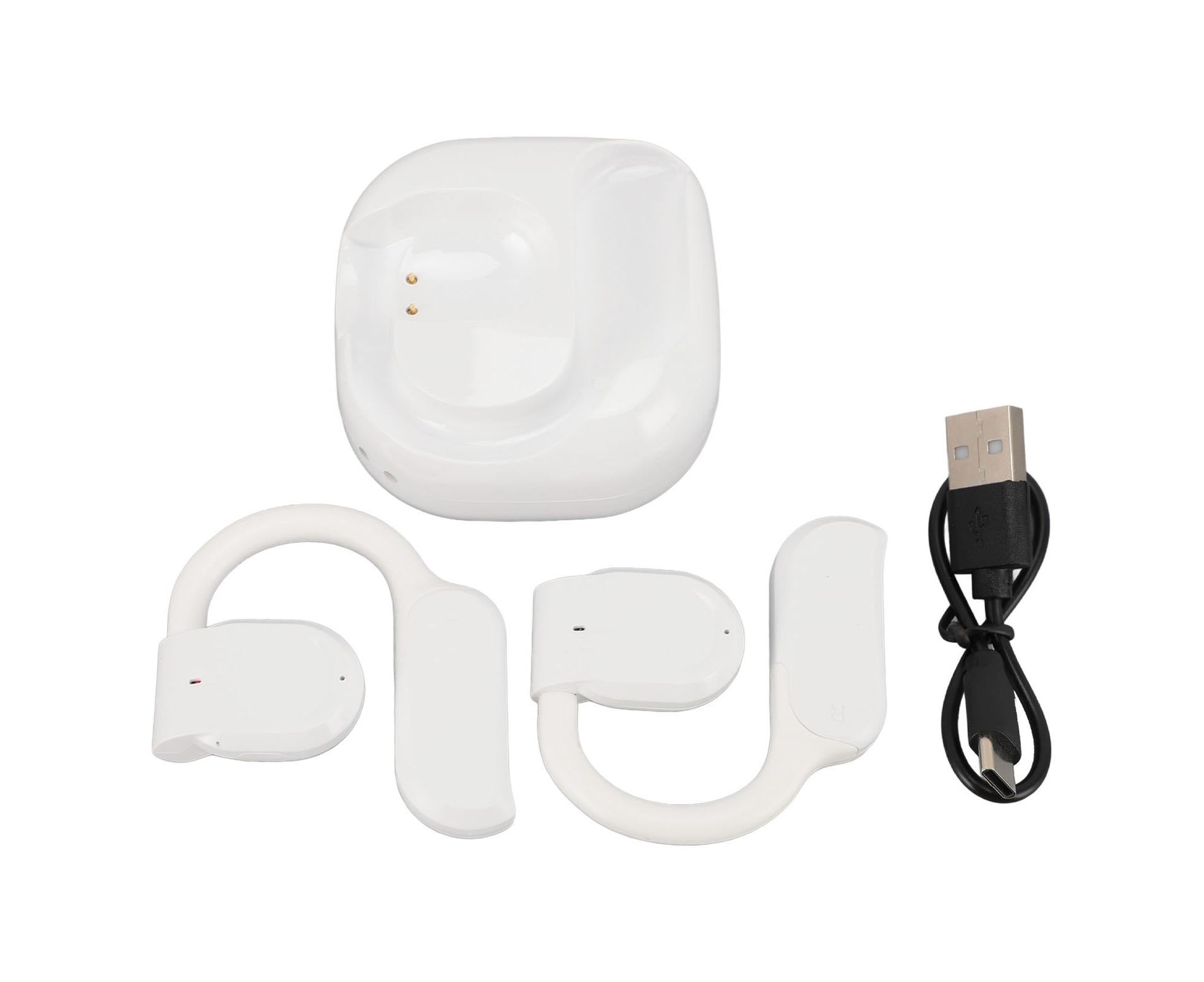 Language Translator Earbuds 144 3 Translation Modes Real Time Headphones for Android IOS White - Image 1