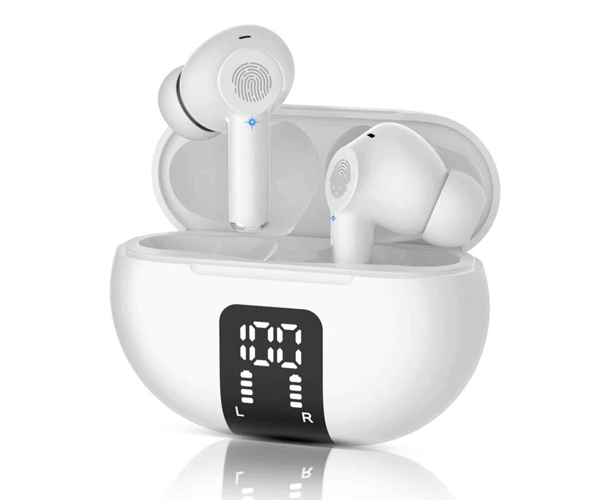 Translator Earbuds Real-Time Language Headphones with BT Connectivity Translation in Over 100 Languages Standby Time Approx Hours - Image 1