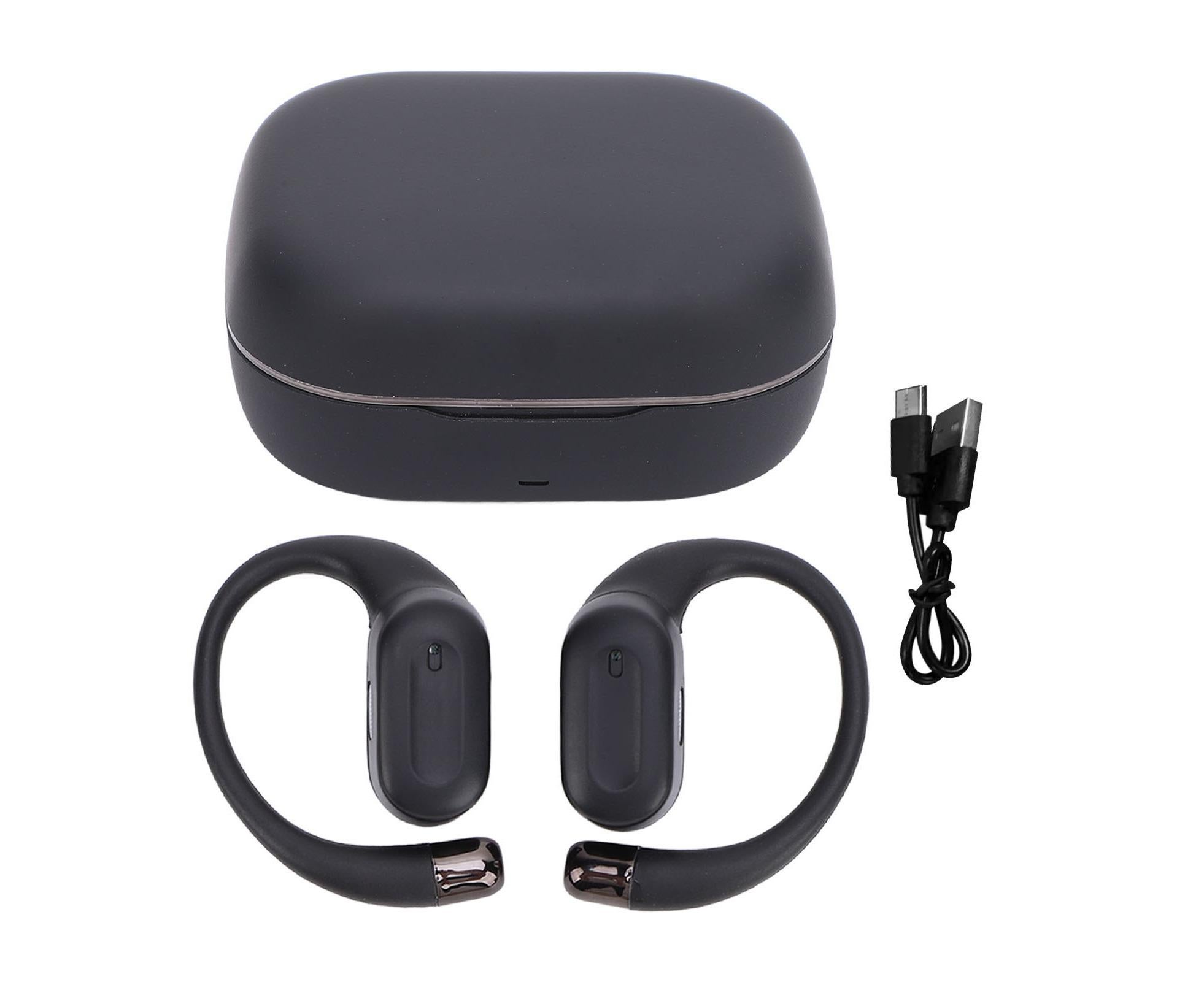 Language Translator Earbuds Bluetooth 5.3 144 Languages Online 3 Modes Instant Voice with APP for IOS Android Black - Image 1
