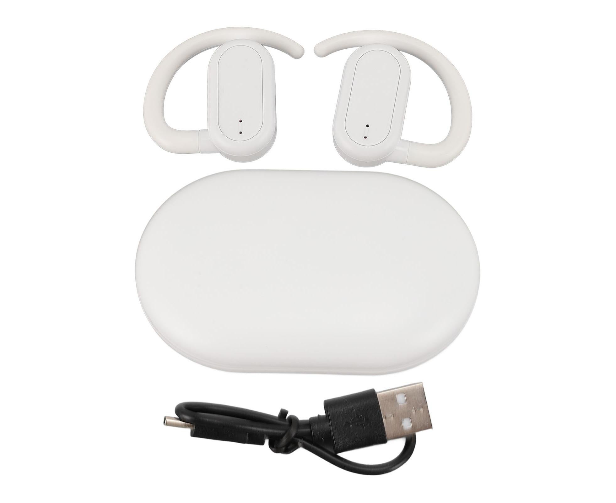 Miniature Translation Earbuds 144 Languages Bluetooth 5.4 Online Real Time Translator Ear Headset for Music and Calling IOS Android White - Image 1