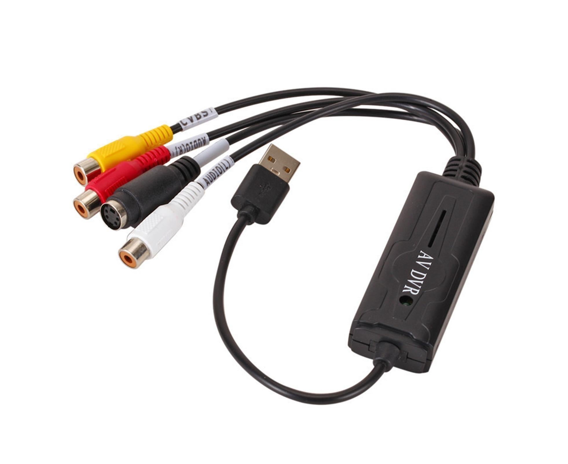 Video Capture Card Single-channel Video Image Monitoring Low Latency AV to USB 2.0 Game Capture Card for Live Streaming - Black - Image 5