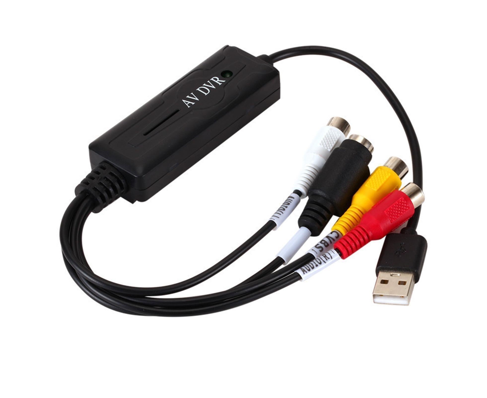 Video Capture Card Single-channel Video Image Monitoring Low Latency AV to USB 2.0 Game Capture Card for Live Streaming - Black - Image 7