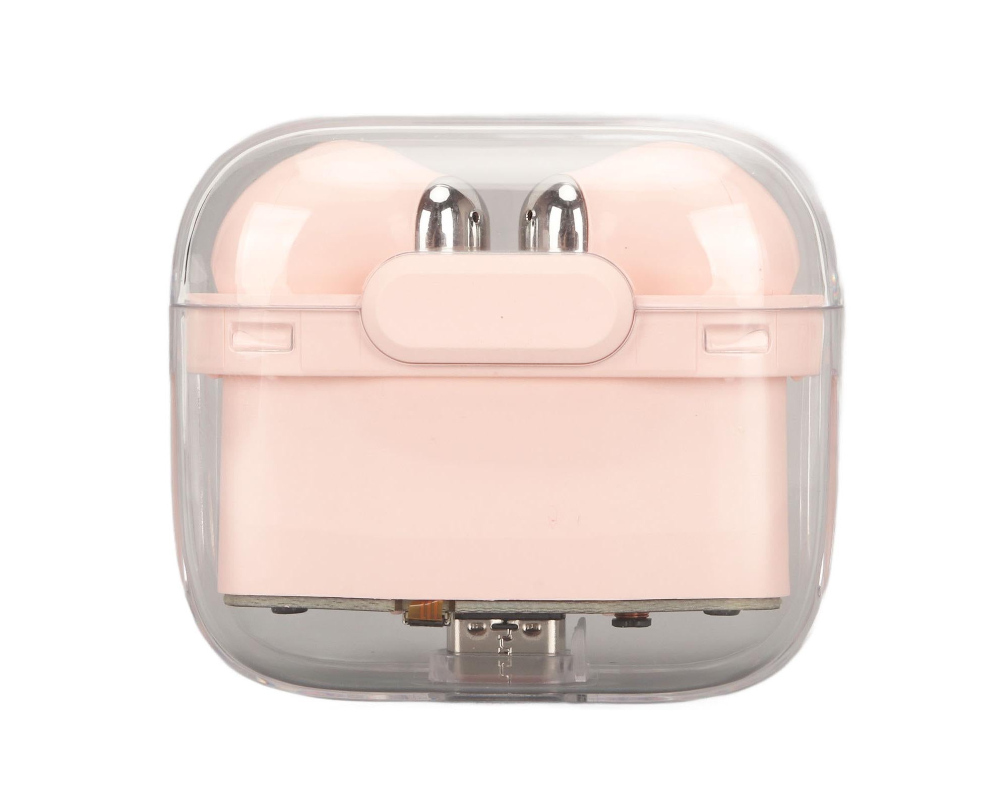 BT5.3 Translation Headset 144 Languages Instant Voice Language Translator Earphone for Business Travel Learning Pink - Image 2