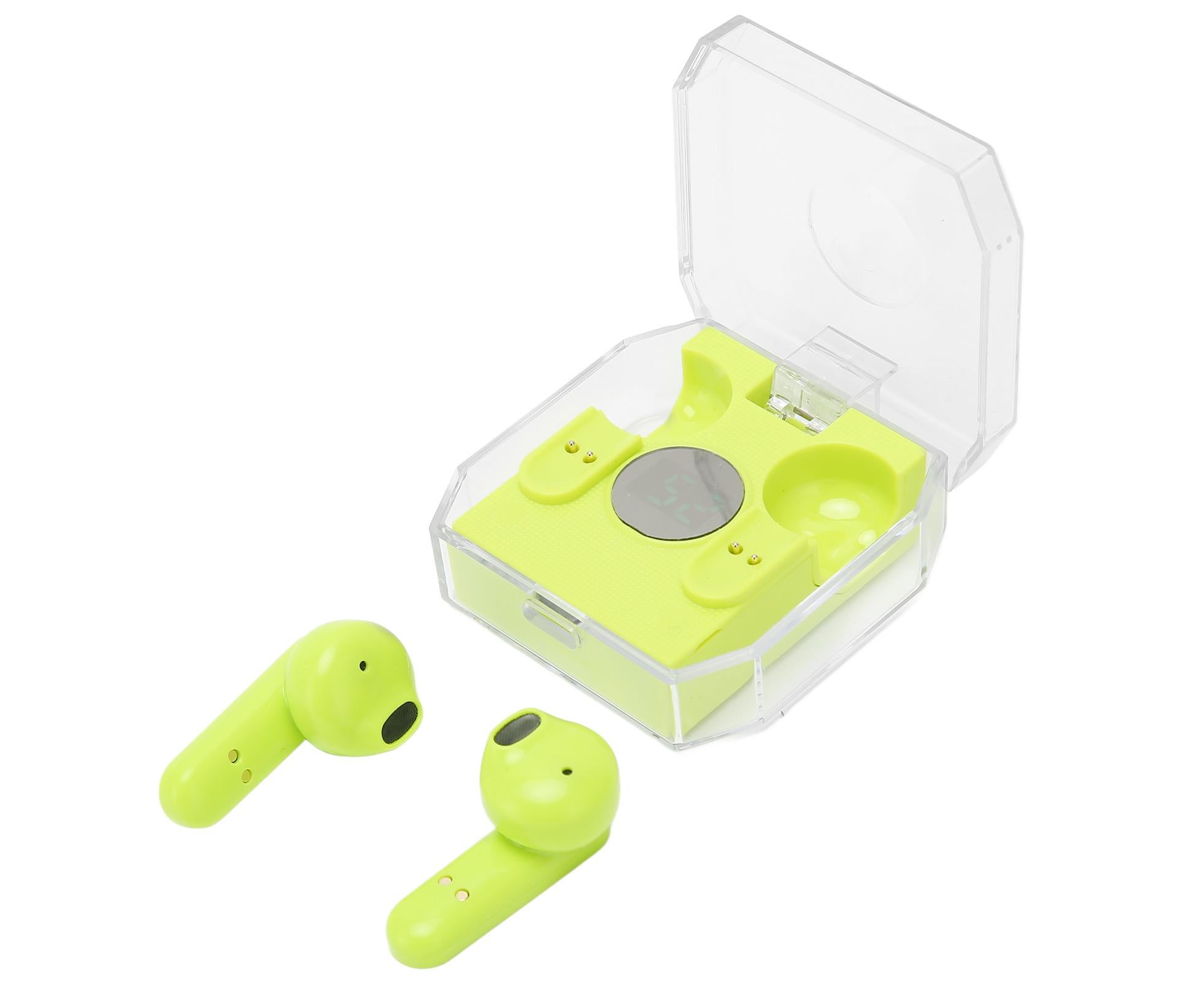 Smart Voice Translator Earbuds Support 144 Languages Online Translation Power Display Translating Headset for Traveling Green - Image 4