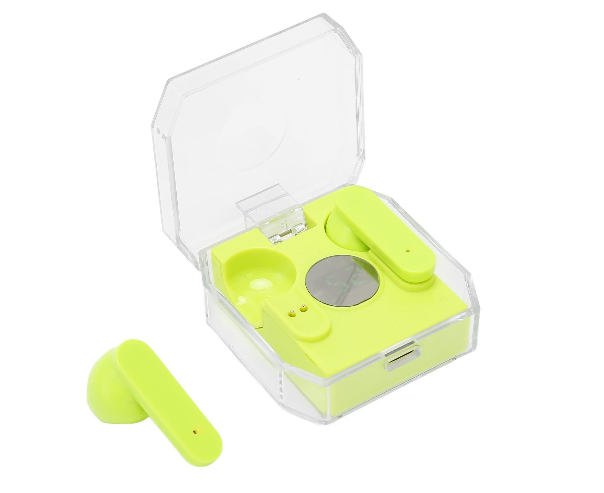 Smart Voice Translator Earbuds Support 144 Languages Online Translation Power Display Translating Headset for Traveling Green - Image 5