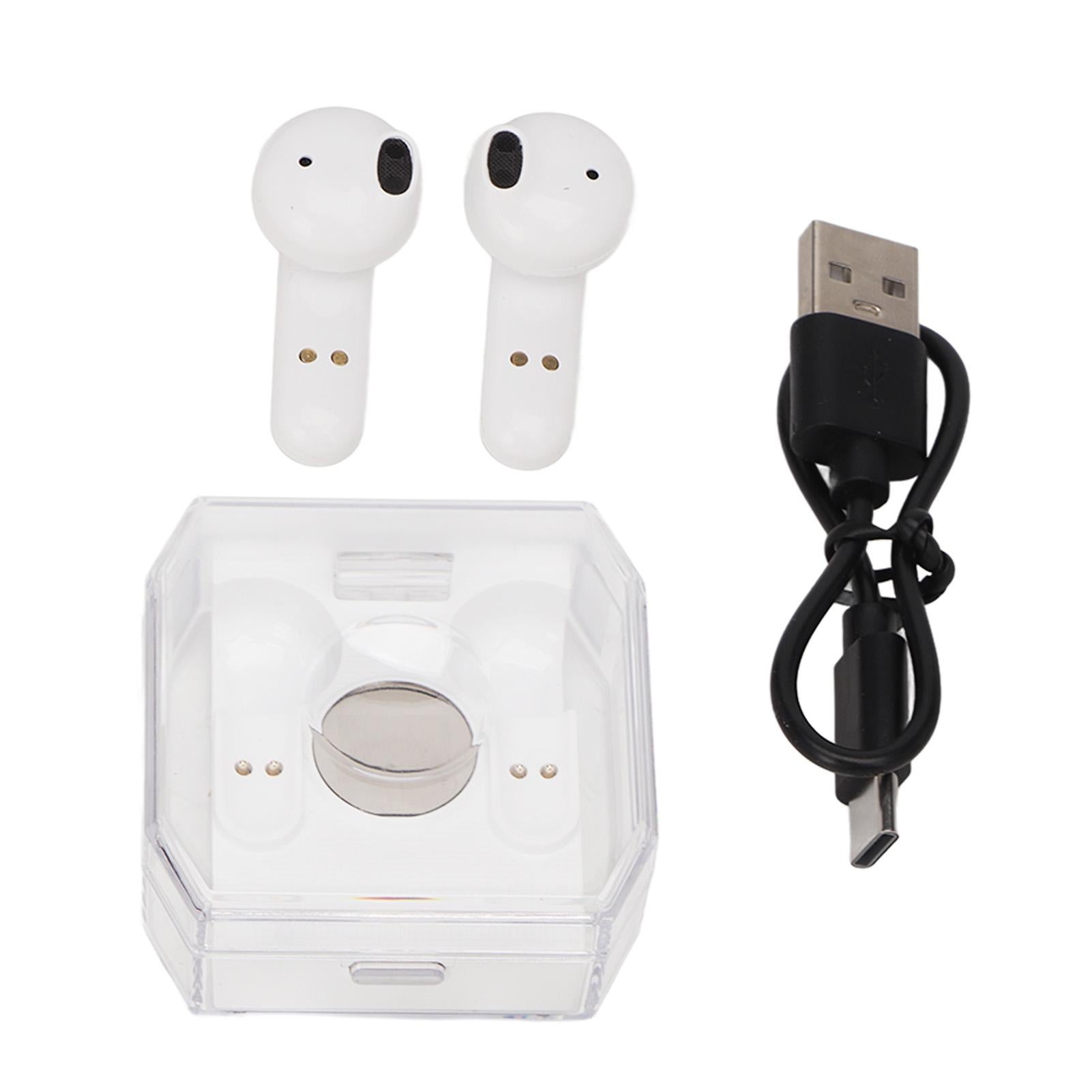 Language Translator Earbuds Bluetooth 5.3 144 Languages Online Translation Translator Earphones for Music and Calling White - Image 1
