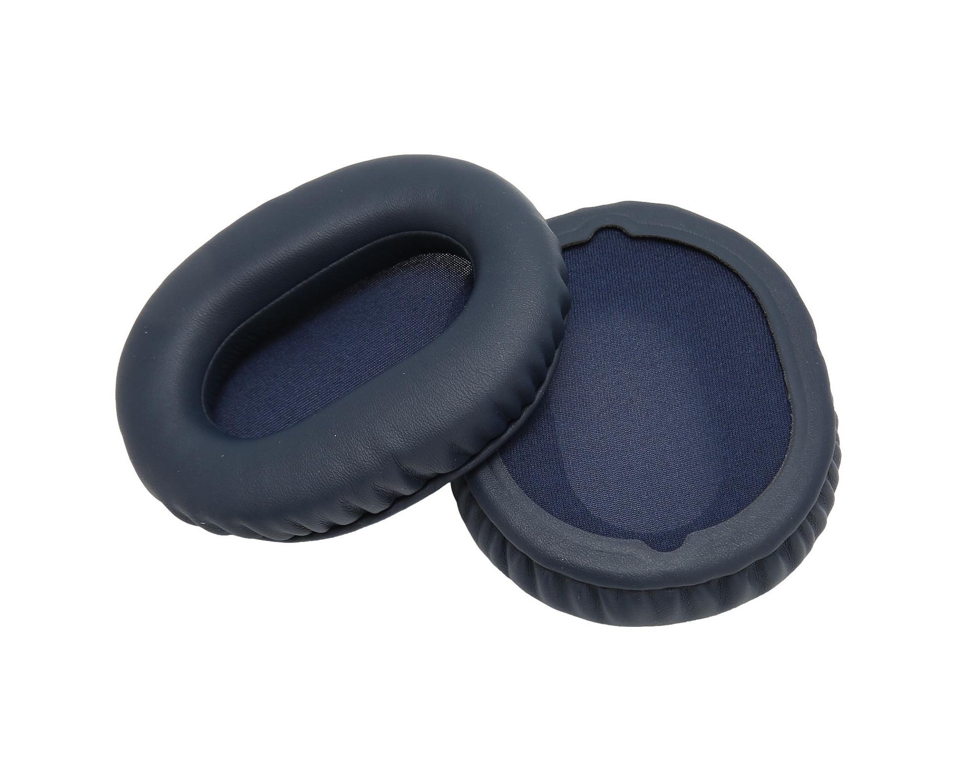 2pcs Ear Cushions Replacement Soft Protein Leather Noise Isolation Foam Thickened Pads for WH CH710N CH720N XB900N Blue - Image 6