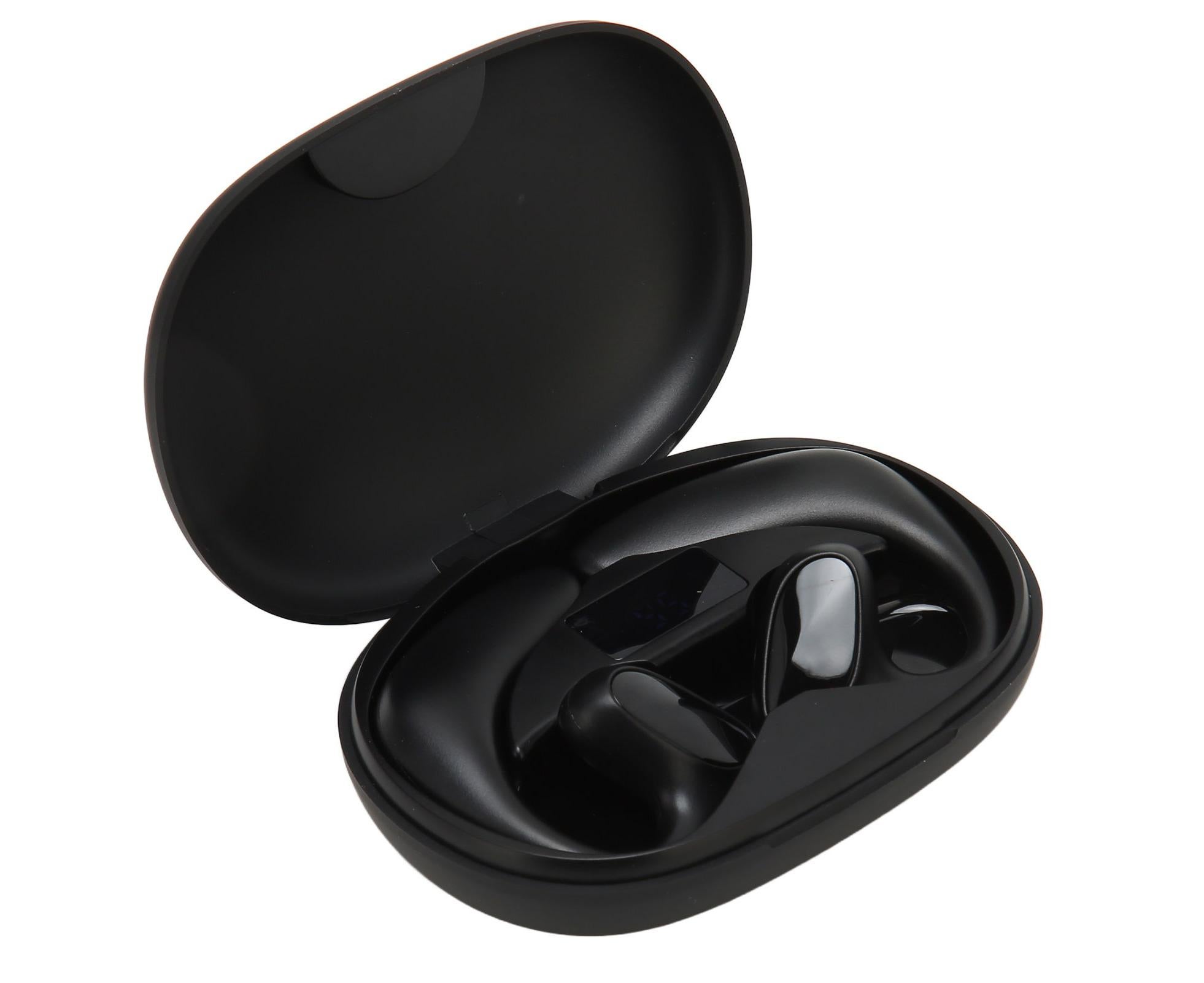 Bluetooth Translator Headphones 144 Languages Stereo Translation Earphone with Charging Case for Android for IOS Black - Image 1